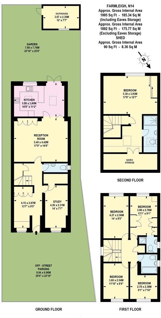 Farmleigh, Southgate, London, N14 floorplan