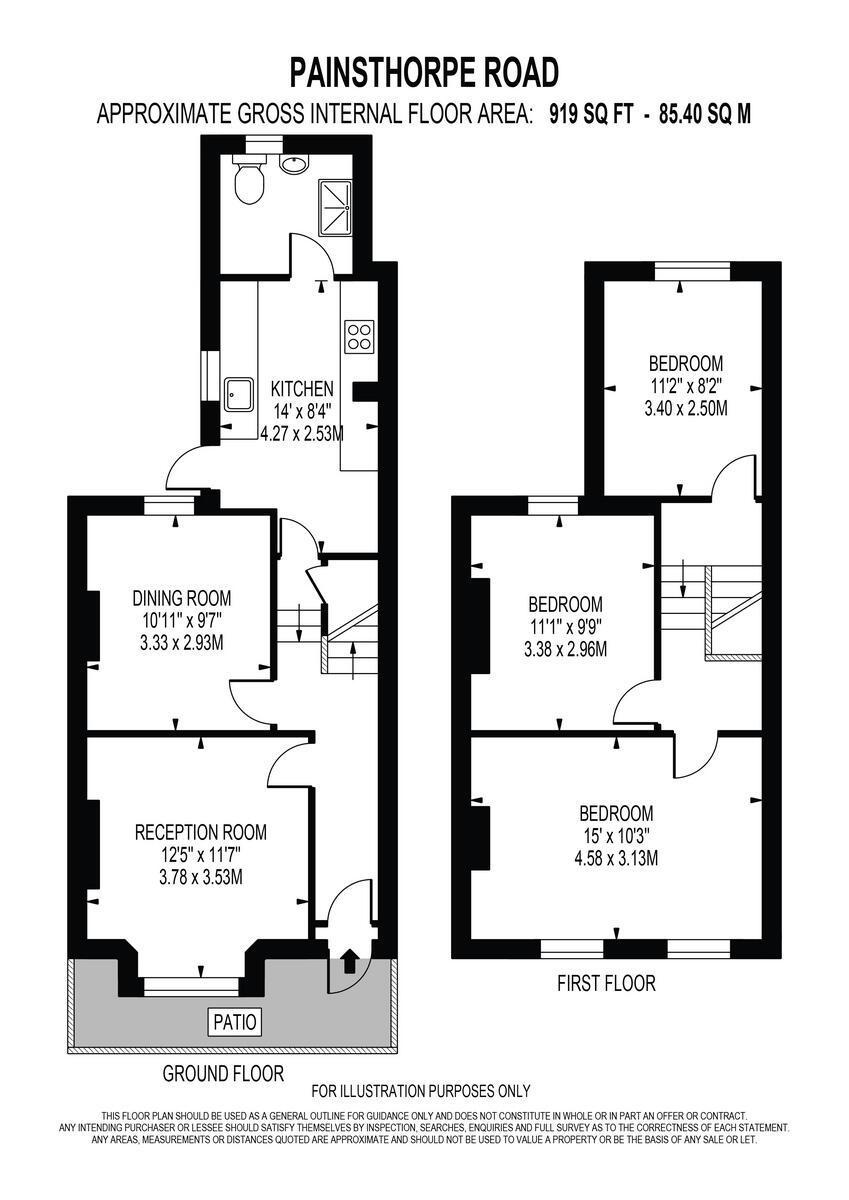 Painsthorpe Road, London N16 floorplan