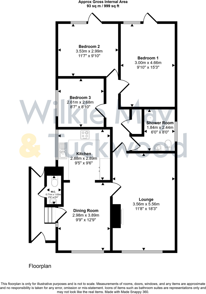 Periton Rise, Minehead floorplan