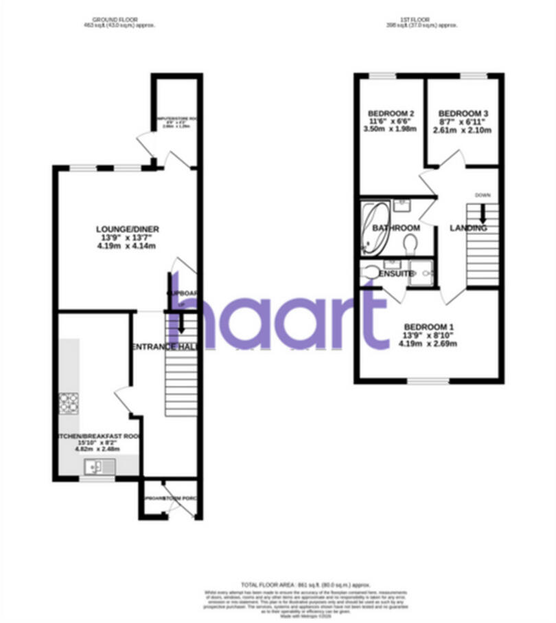 Singleton Close, Croydon floorplan