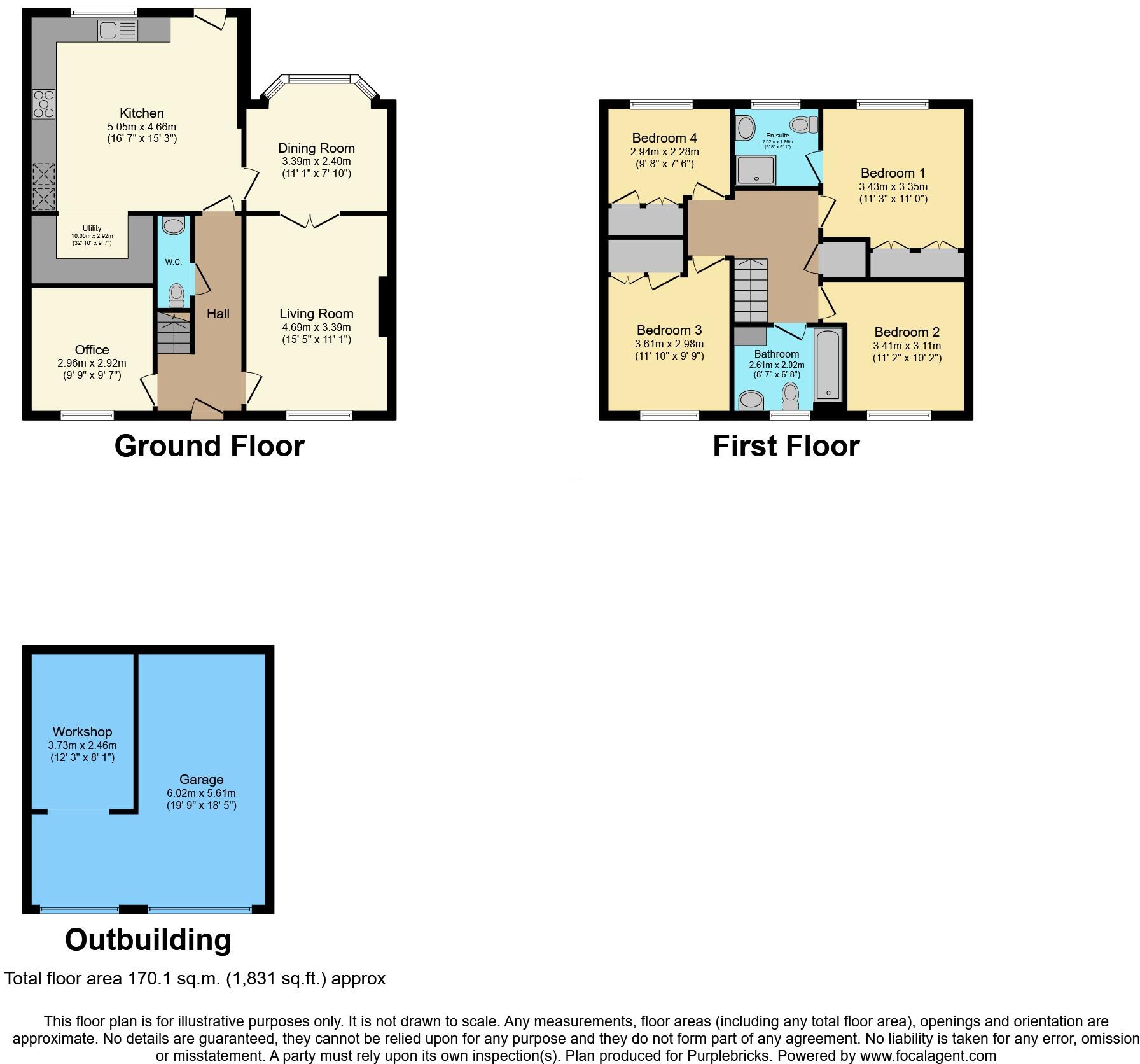 The Furrow, Ely, CB6 floorplan