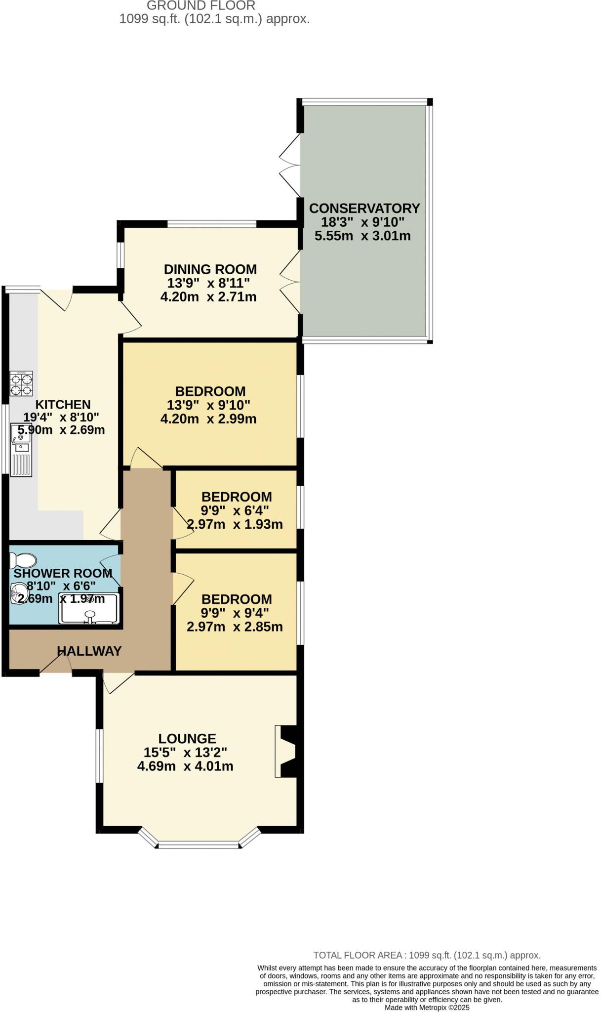 Grange Avenue, Laceby floorplan