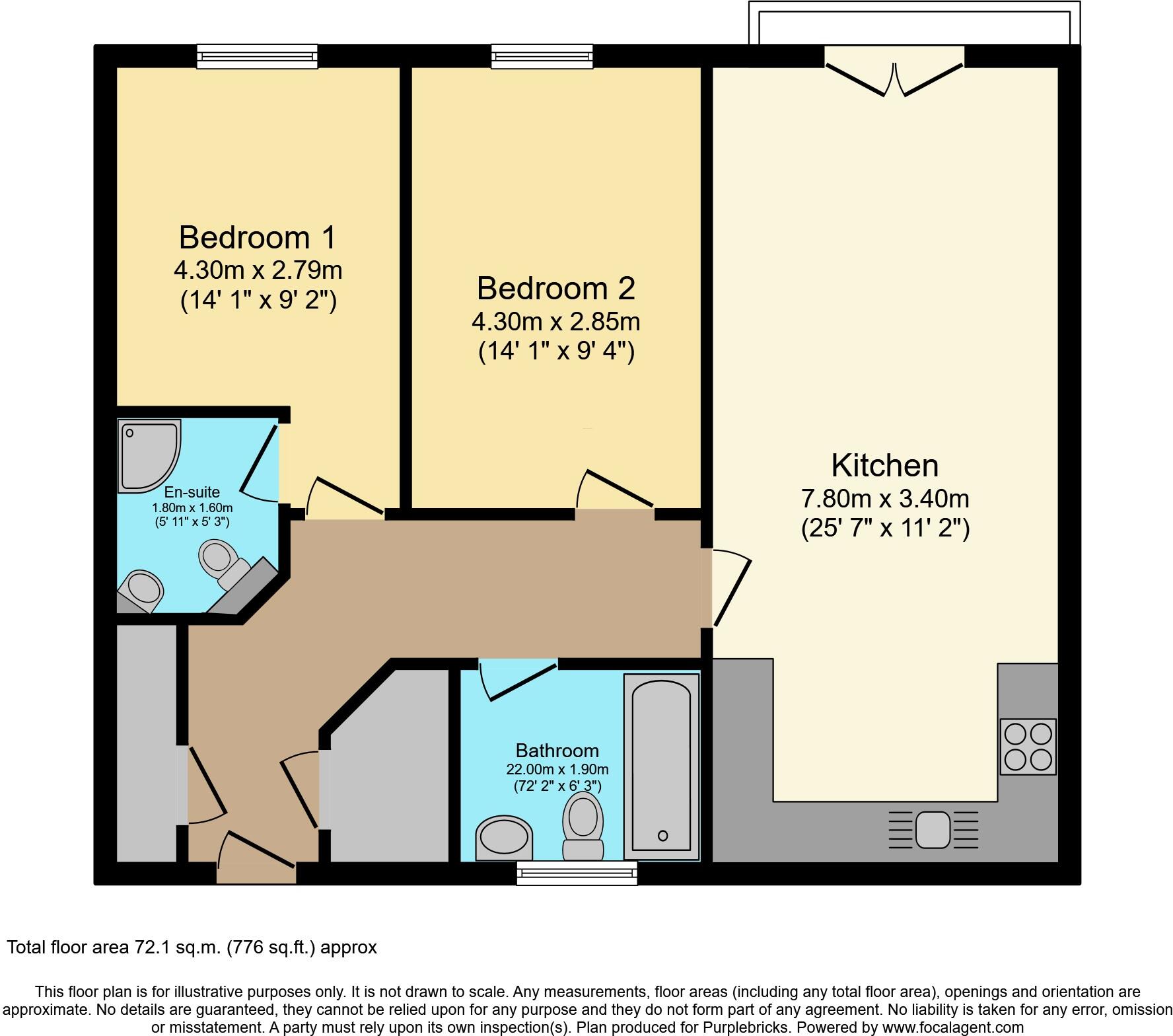 26 Ducie Street, Manchester, M1 floorplan