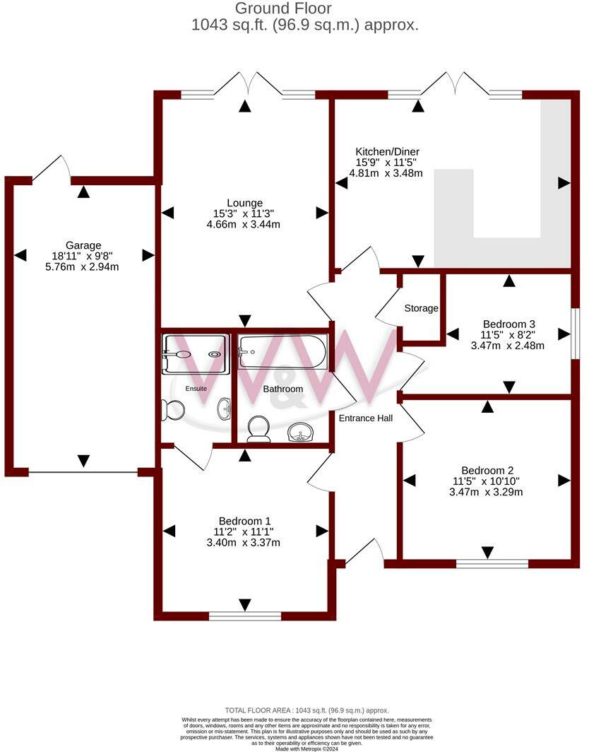 Segensworth Road, Titchfield Park floorplan
