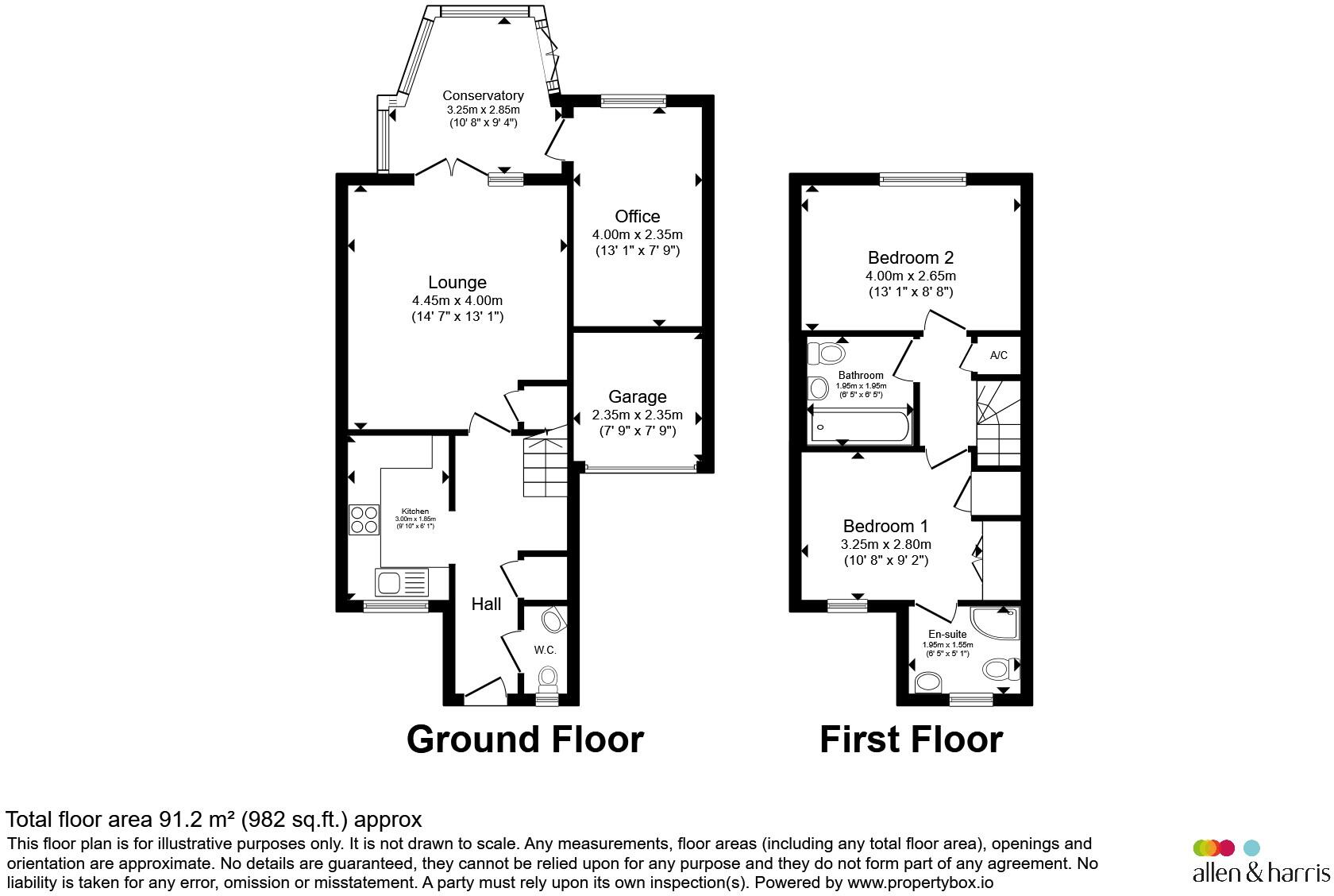 Tarret Burn, Didcot floorplan
