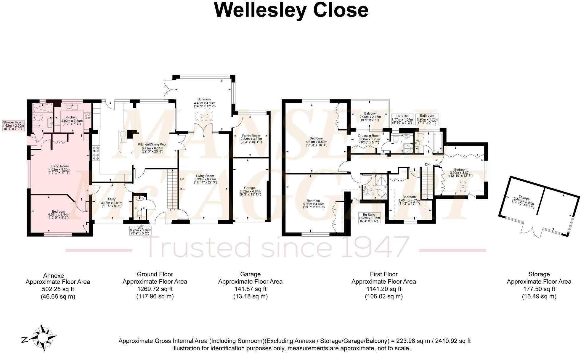 Wellesley Close, Crowborough, TN6 floorplan