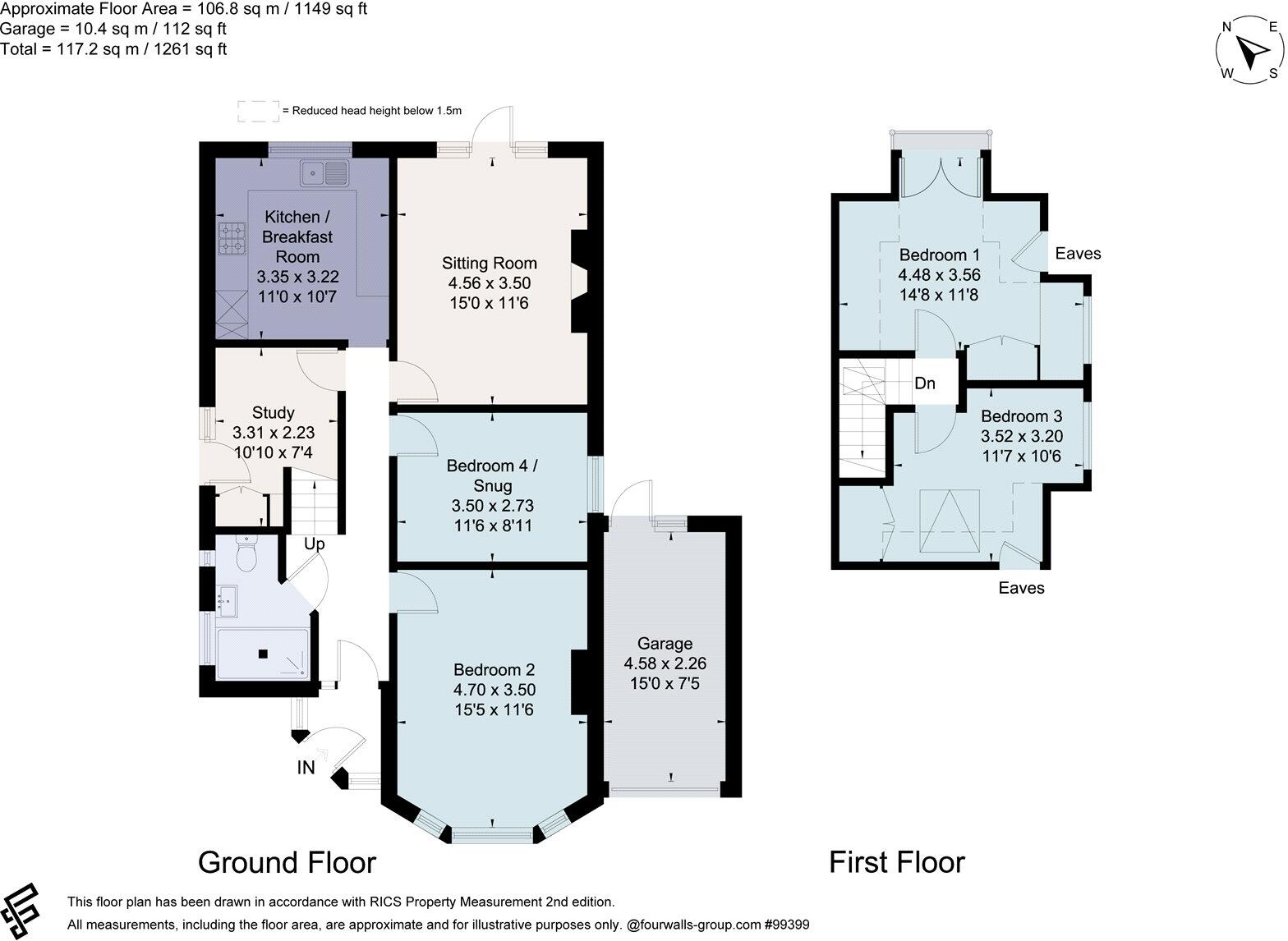 Whitelands Avenue, Chorleywood, Rickmansworth, Hertfordshire, WD3 floorplan