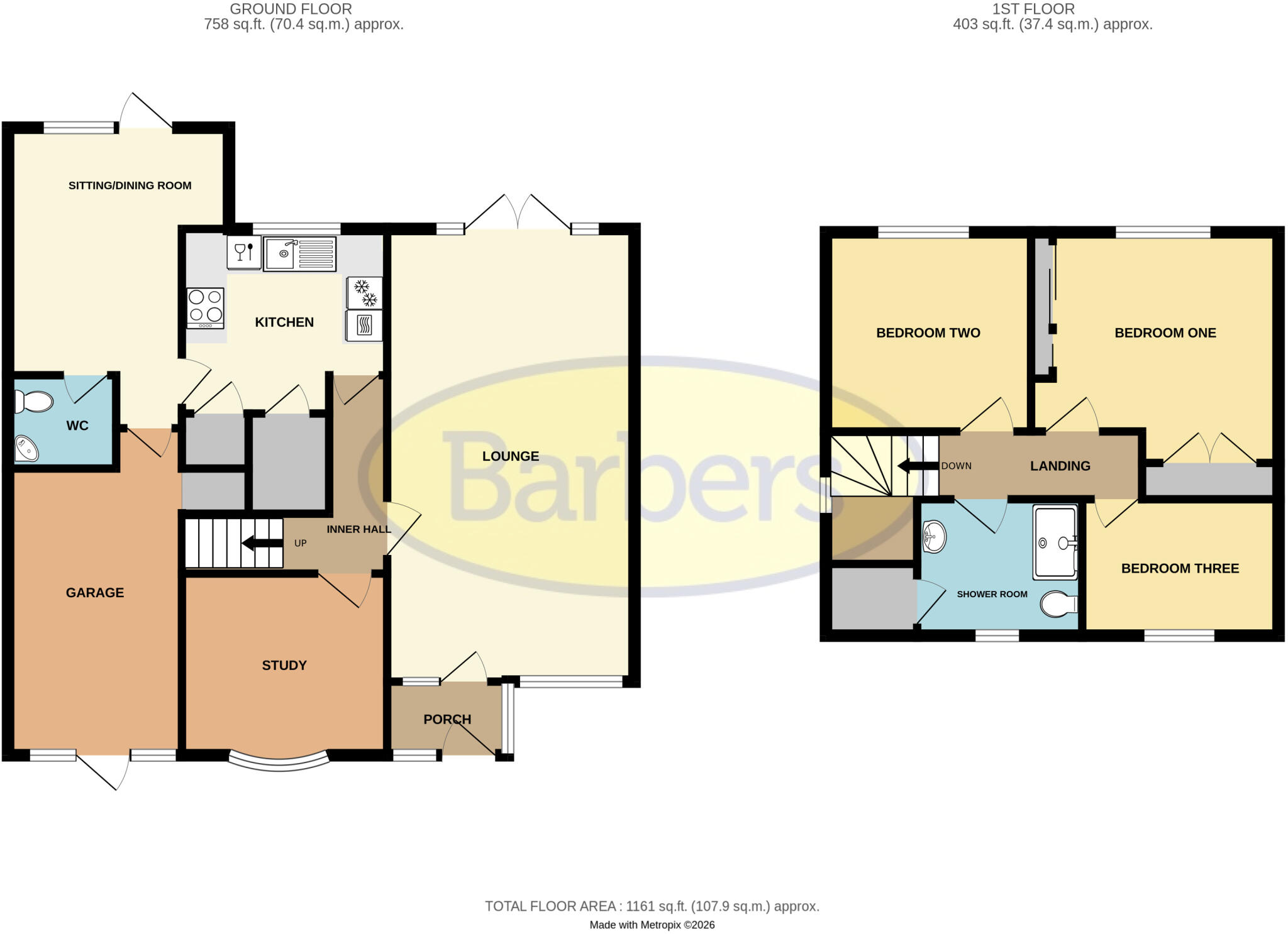 Ringers Way, Admaston, Telford floorplan
