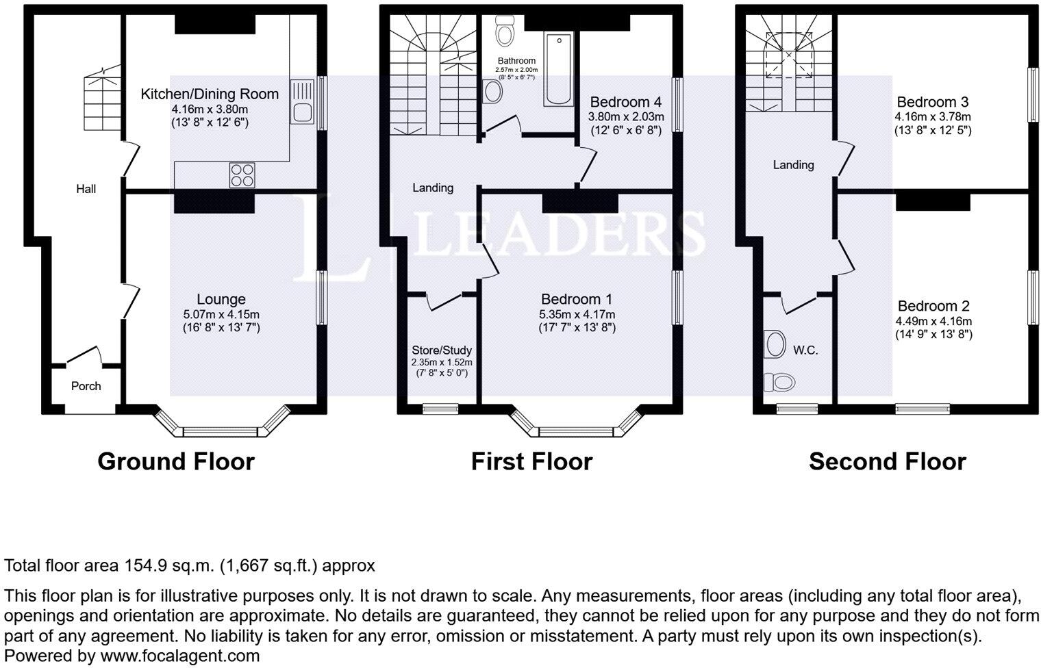 Burns Street, Arboretum, Nottinghamshire floorplan