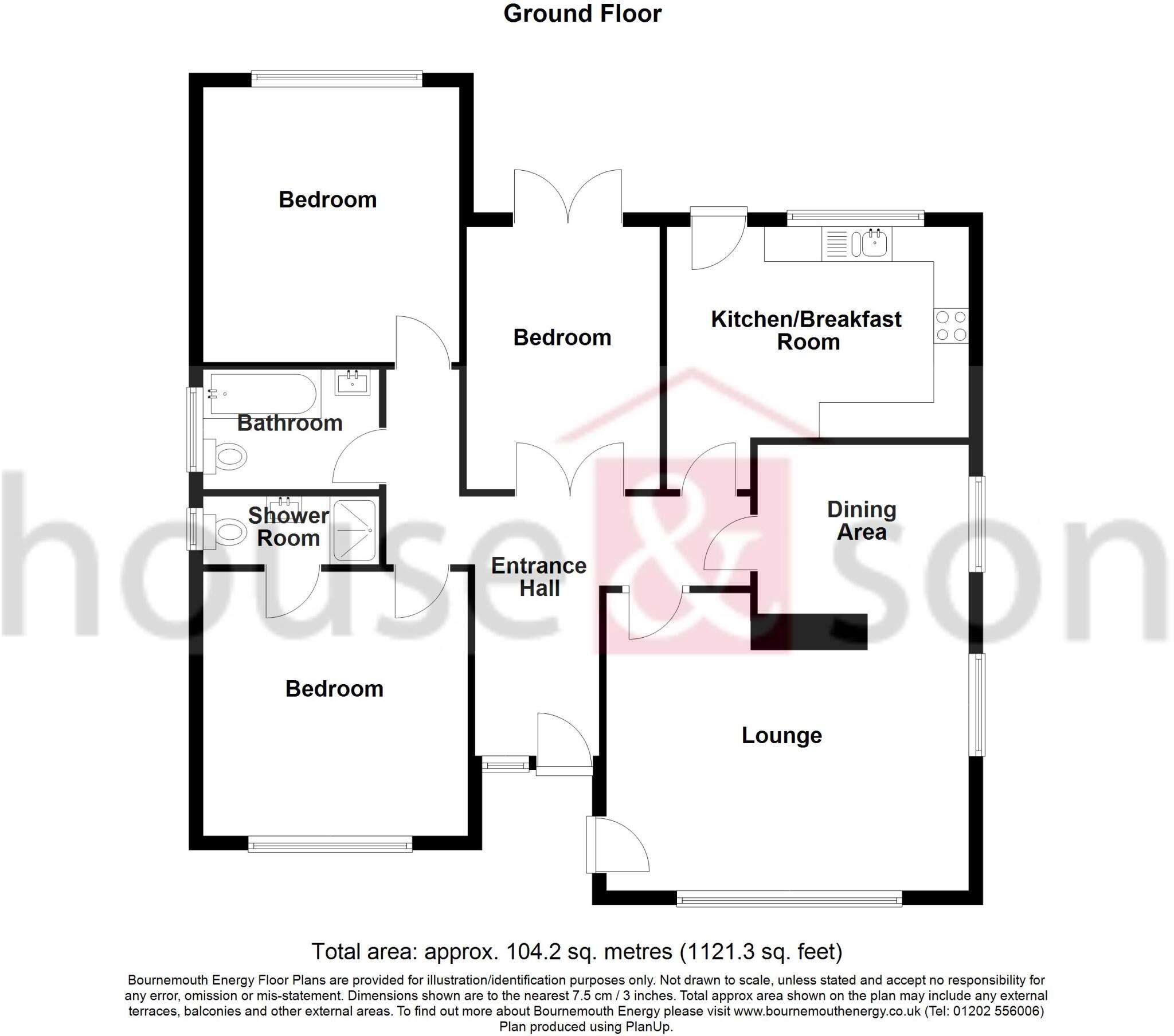 Gallows Drive, West Parley floorplan