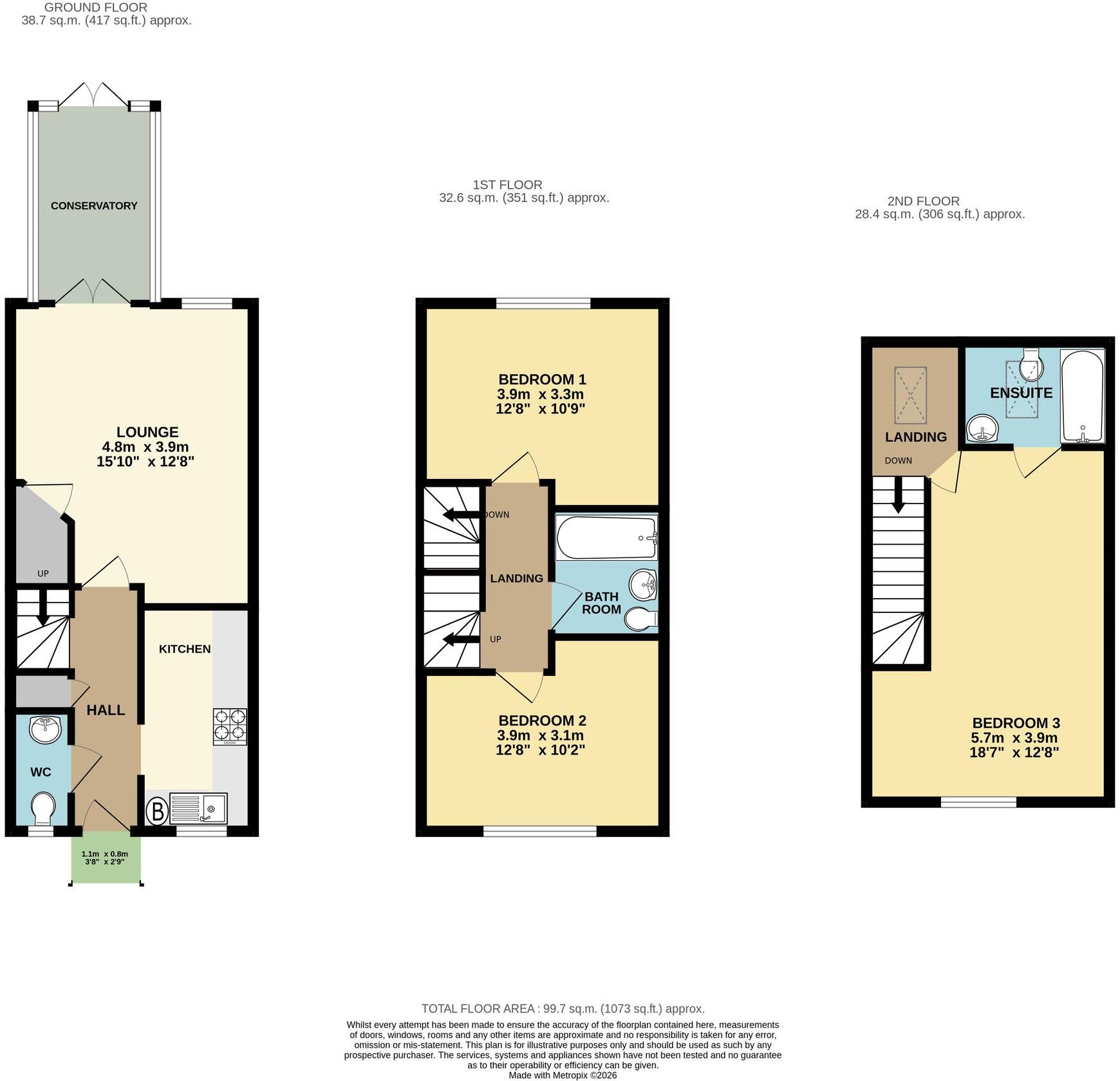 Felton Close, Ludlow, SY8 floorplan