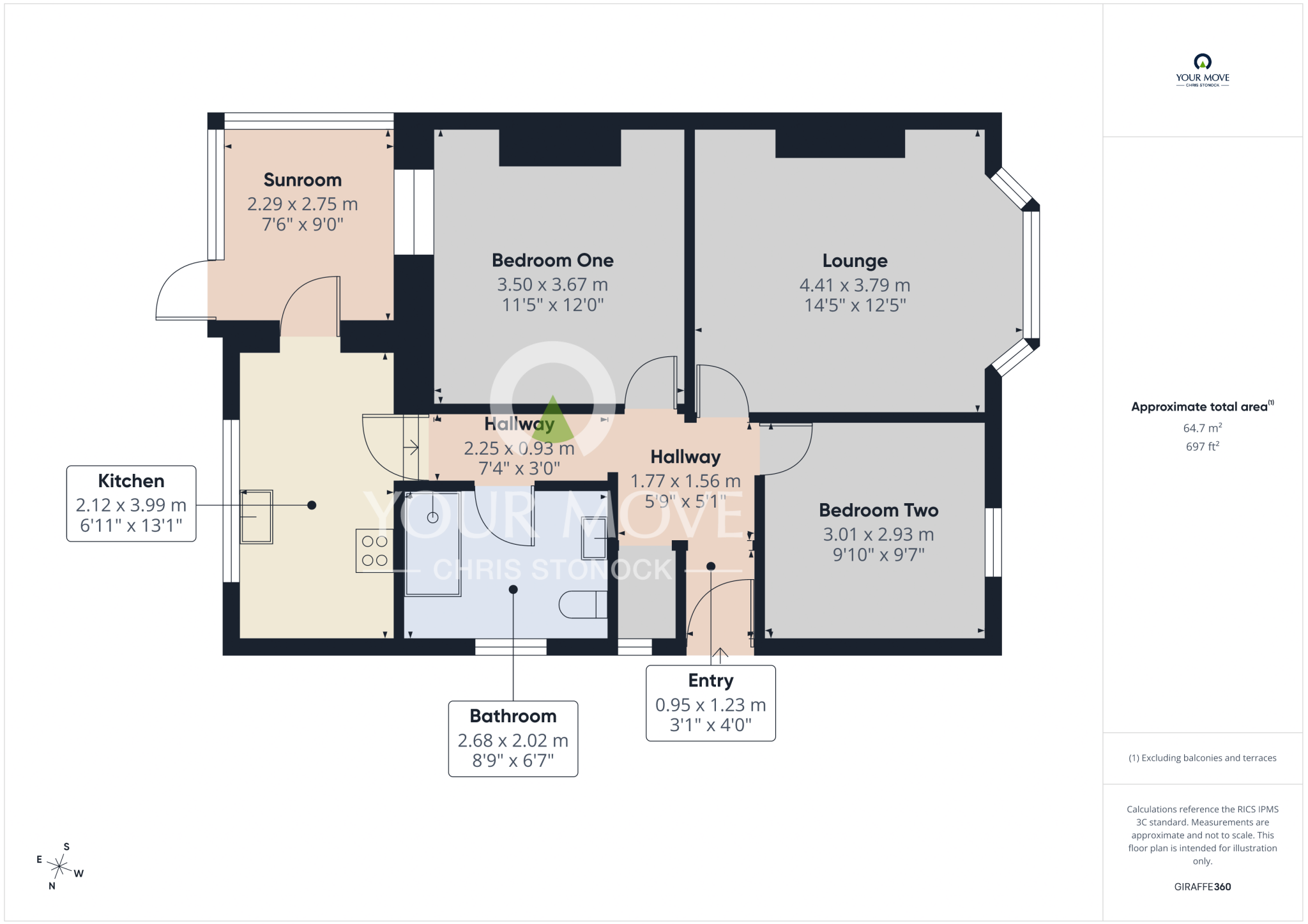 Ashwood Crescent, Newcastle upon Tyne, Tyne and Wear, NE6 floorplan