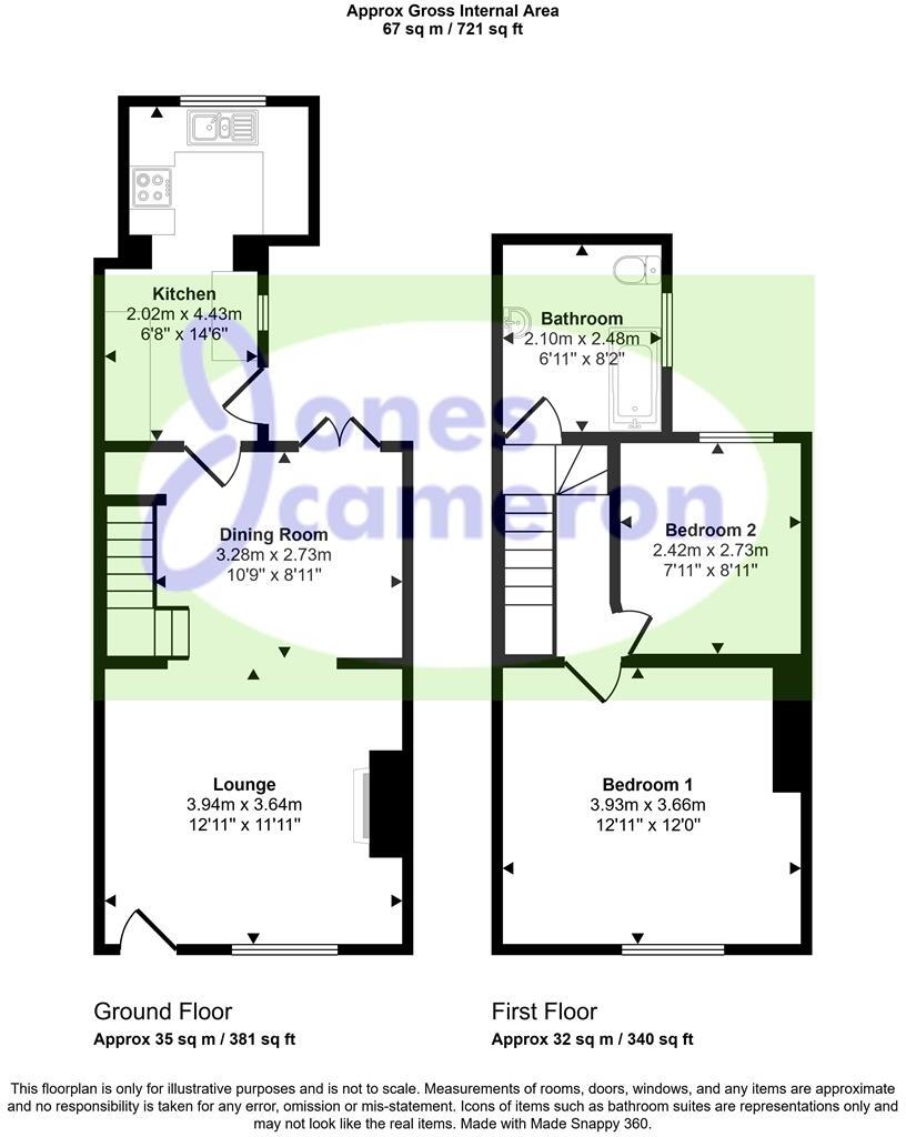 Barnfield, Kirkham, Preston floorplan