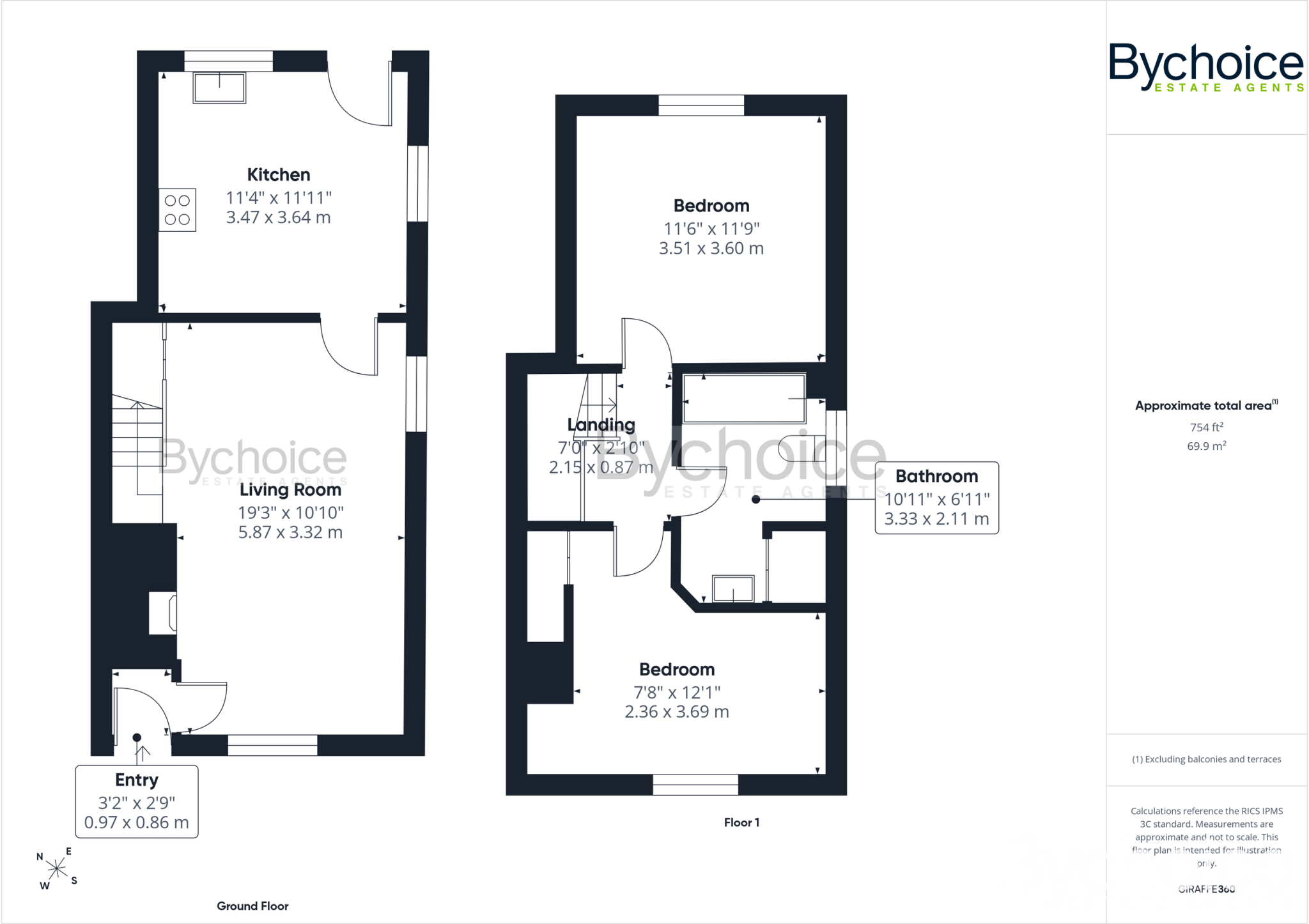 Mill Lane, Sudbury, Suffolk floorplan