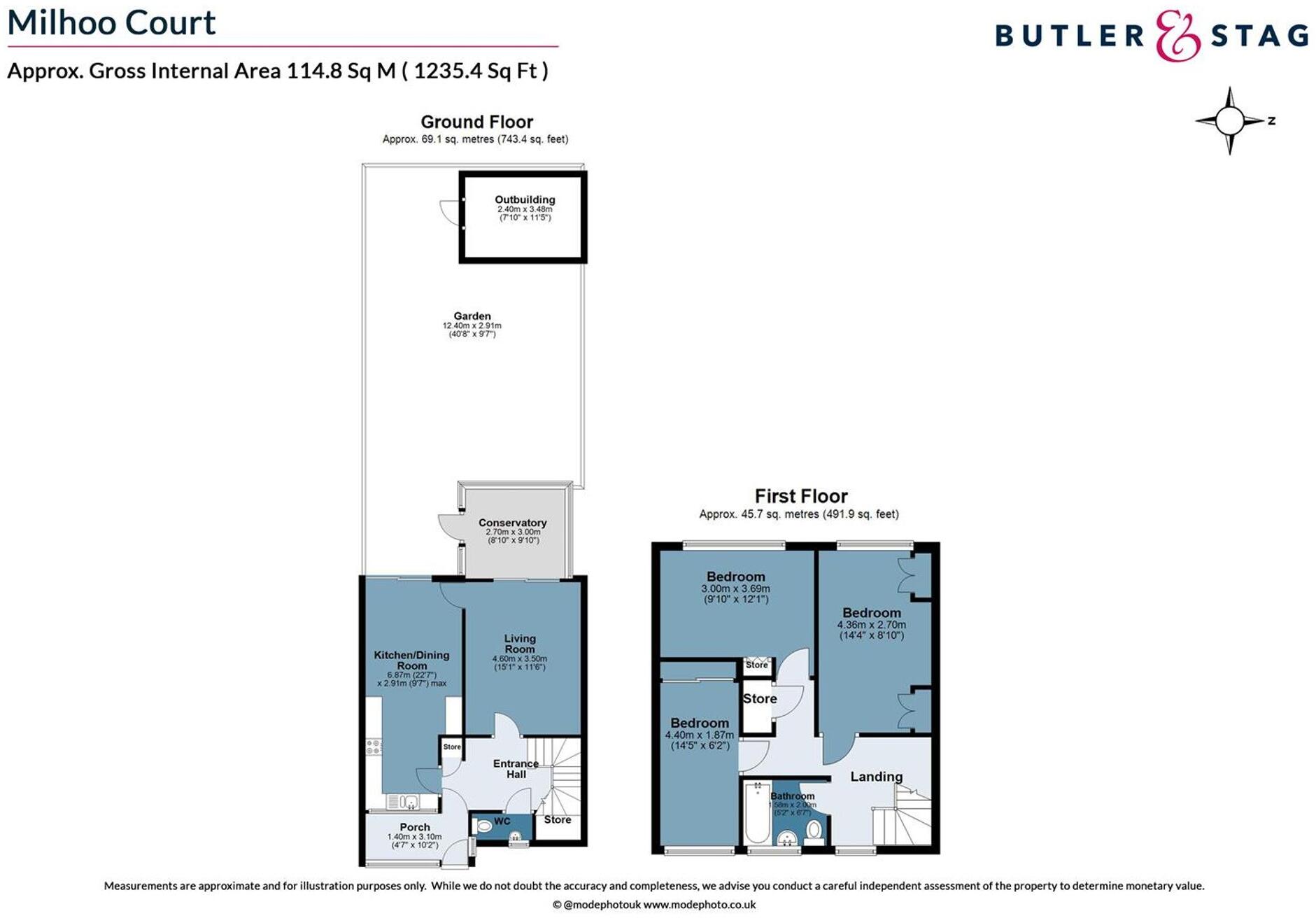 Milhoo Court, Waltham Abbey, EN9 floorplan