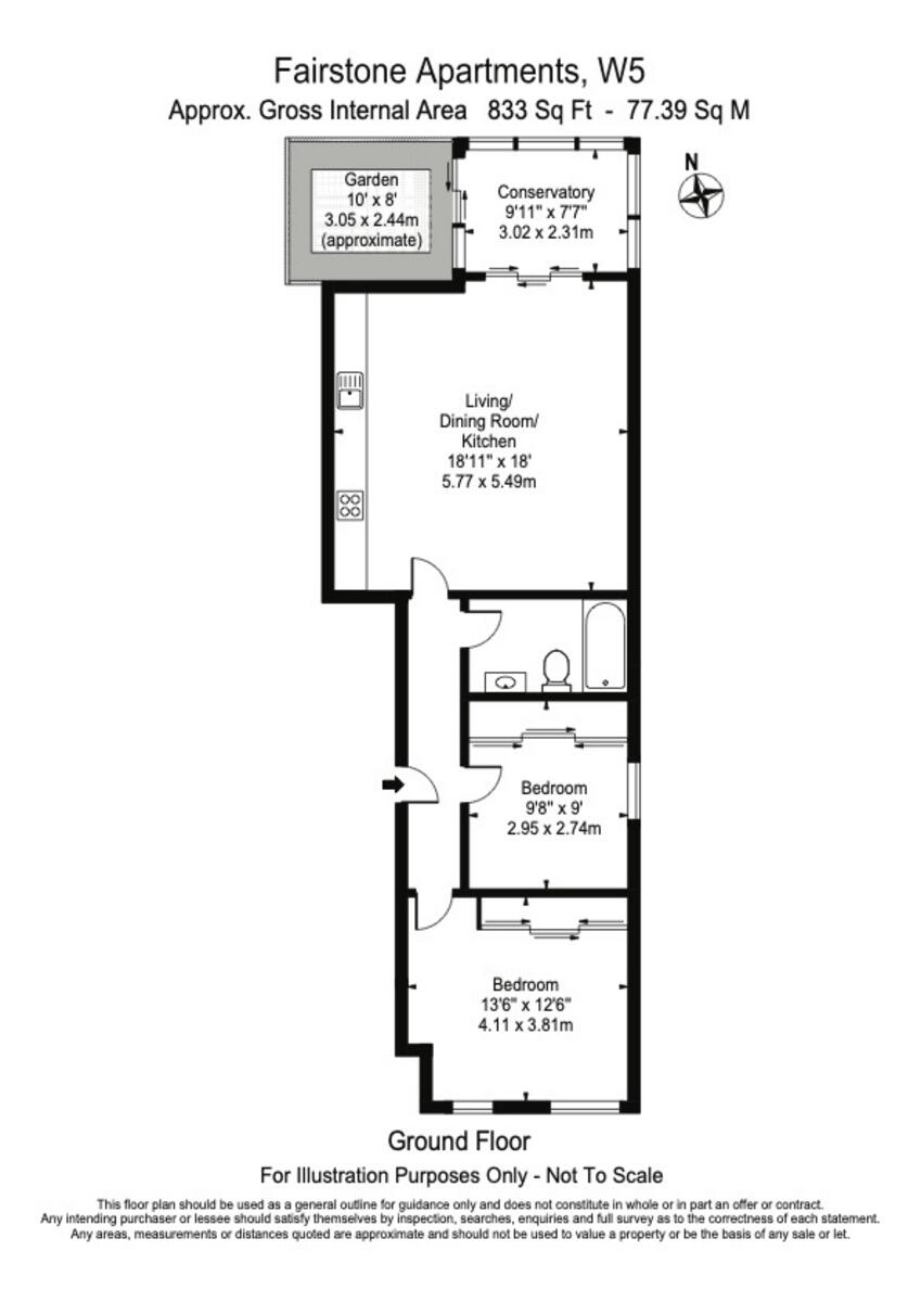 Inglis Road, London, W5 floorplan