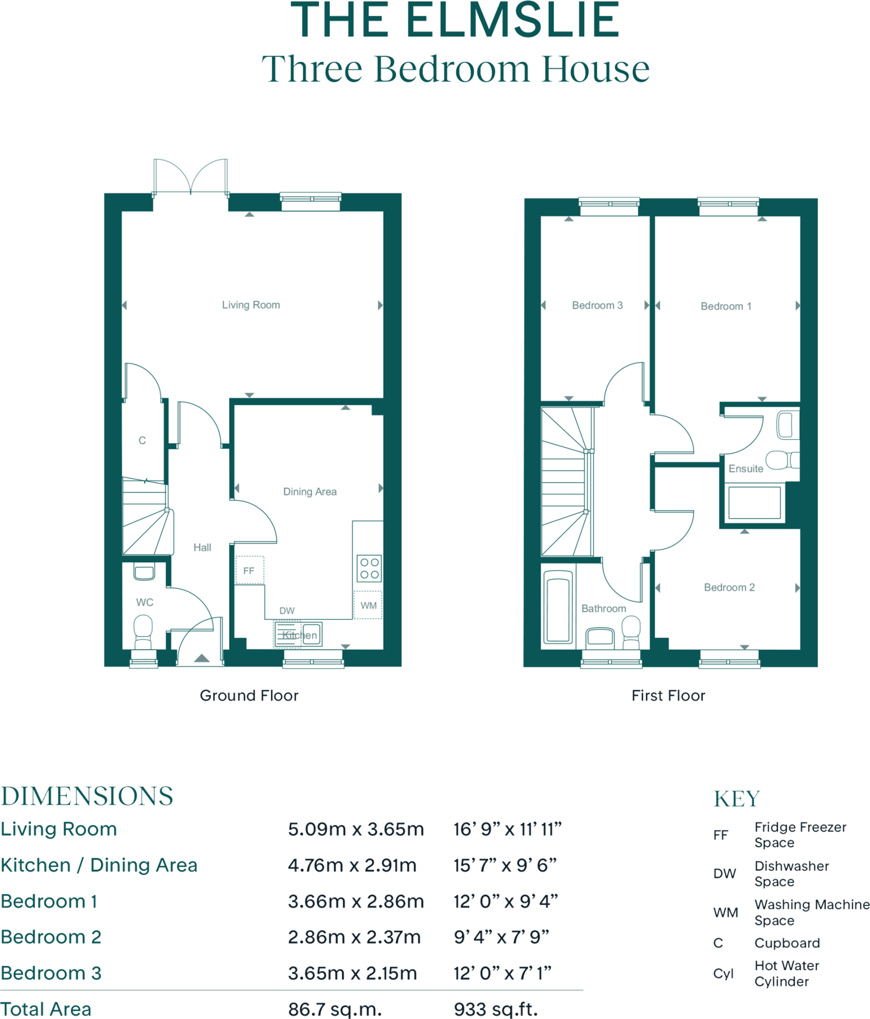Leaf Living at Cavendish View, Thurston IP31 floorplan