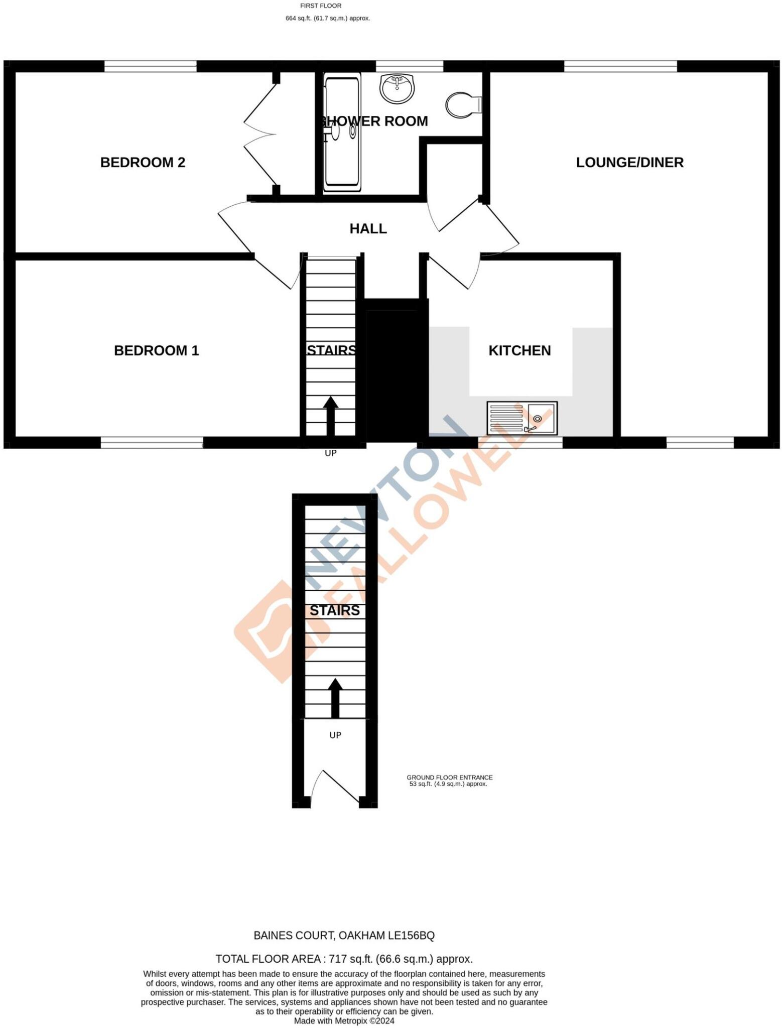 South Street, Baines Court South Street, LE15 floorplan