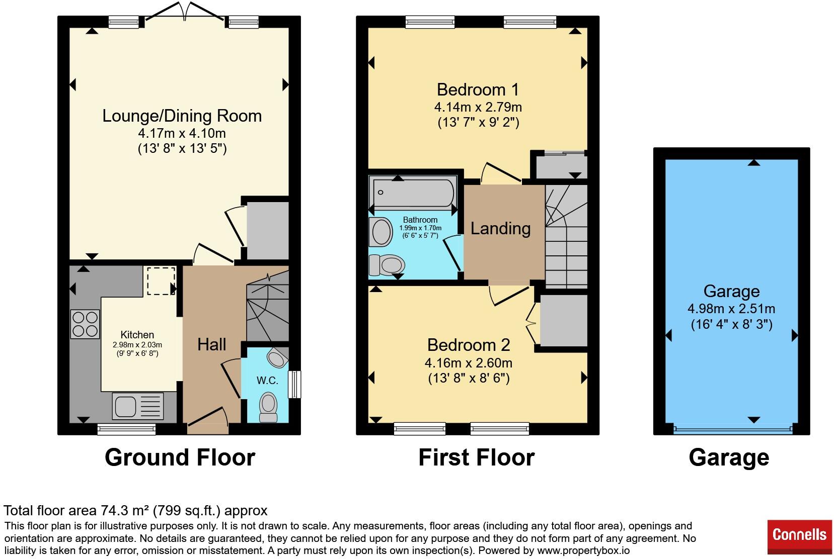 6, Abbott Way, Leicester floorplan