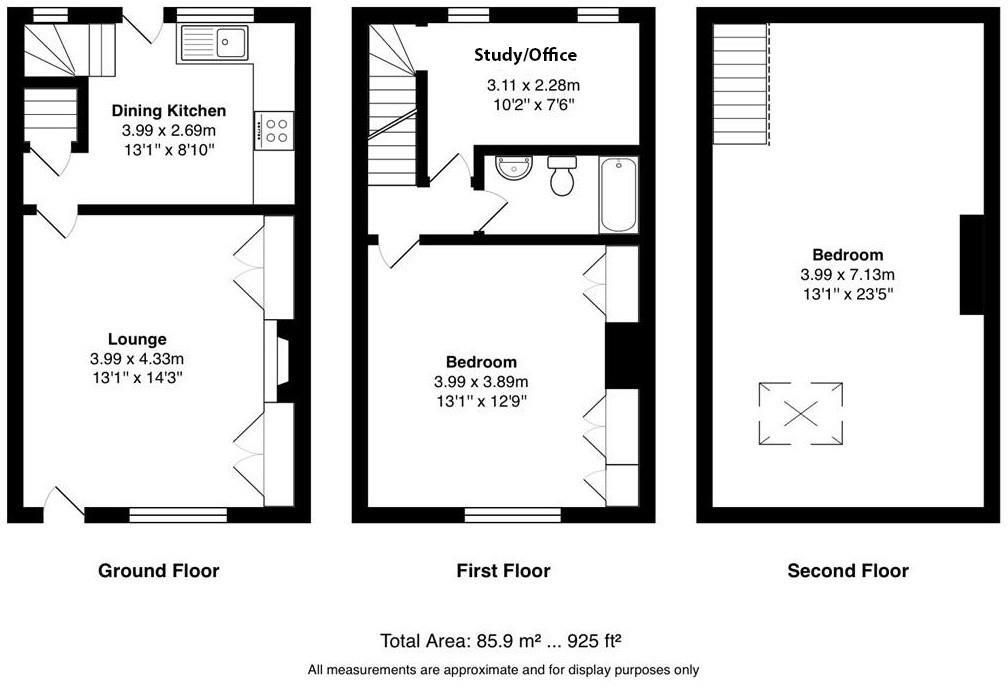 Aire View, Silsden, floorplan