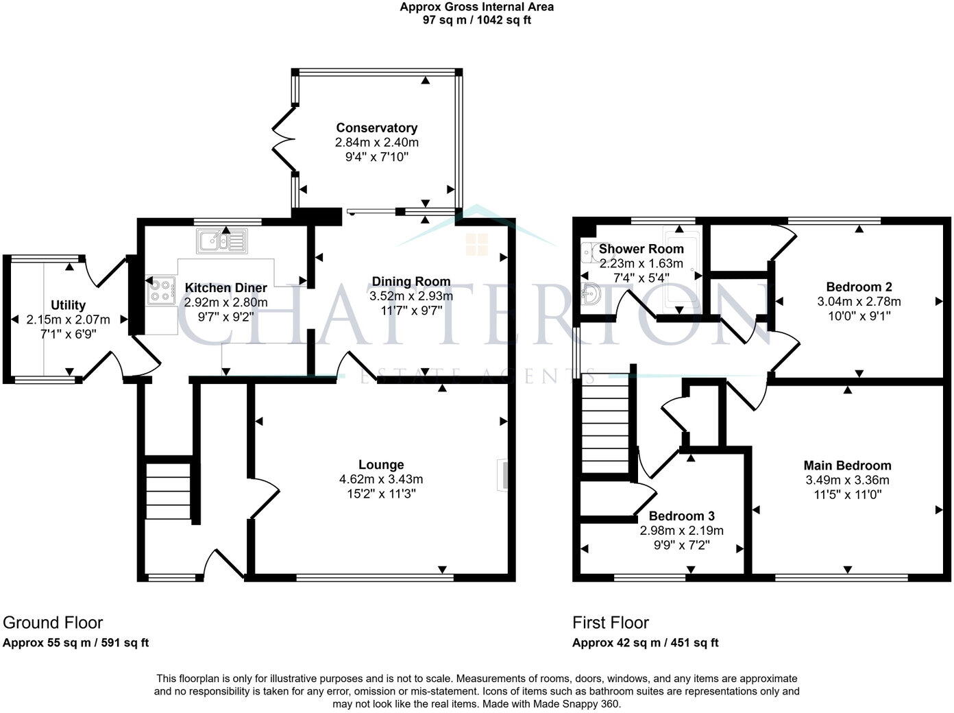 Perrie Drive, Honeybourne, WR11 7XT floorplan
