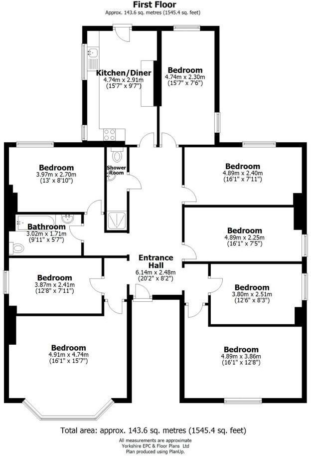Tapton House Road, Sheffield floorplan