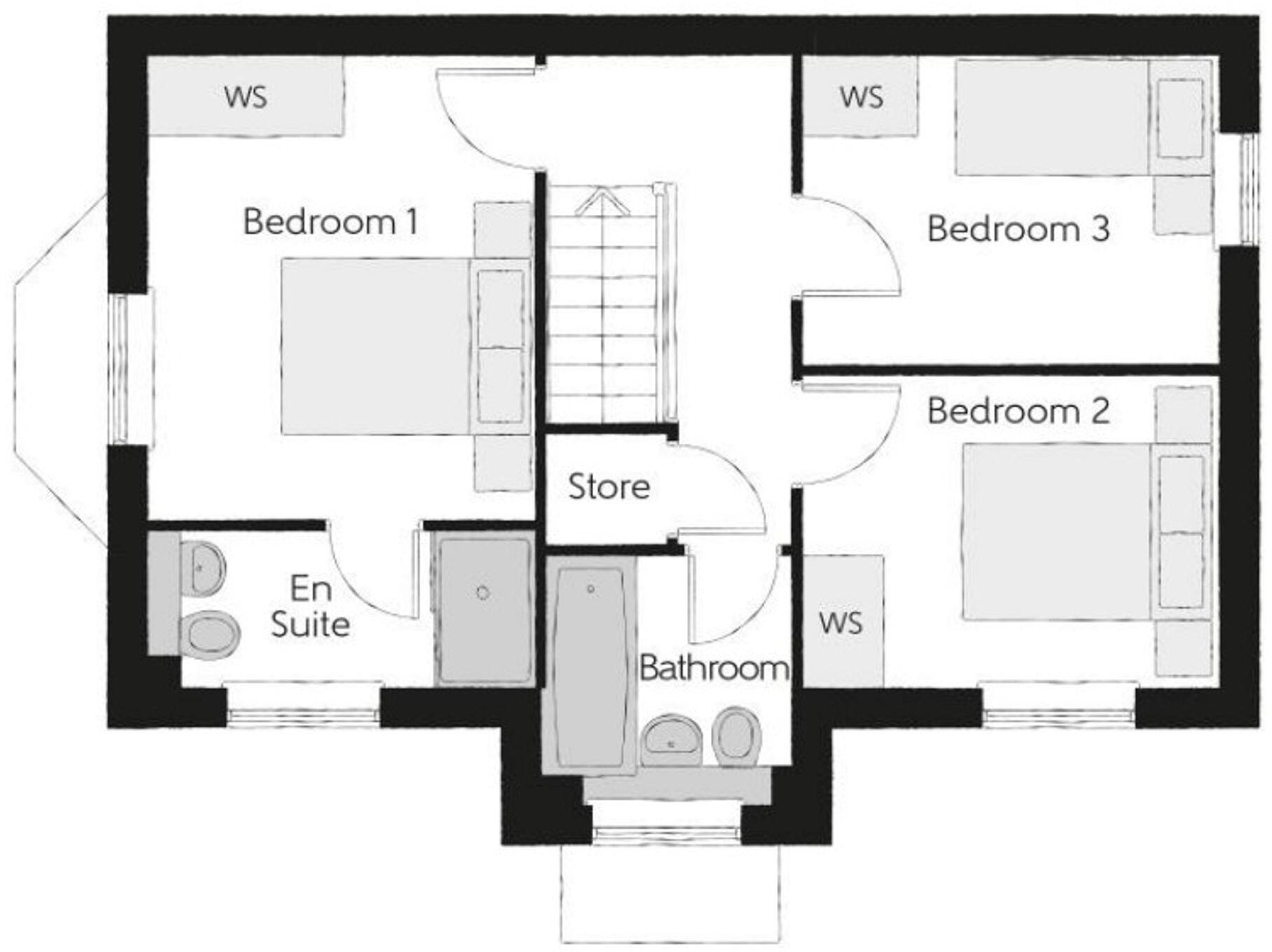 The Thespian, Hempsted Lane, Hempsted, Gloucester, GL2 floorplan