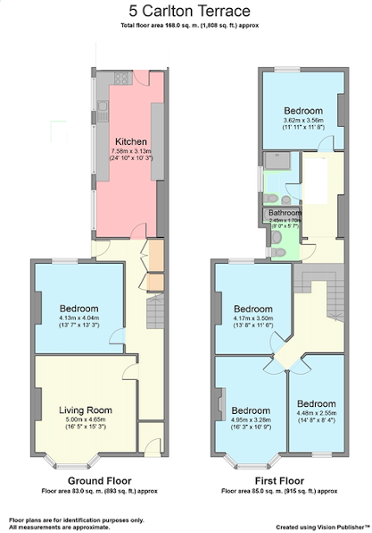 Carlton Terrace, St Judes, Plymouth floorplan