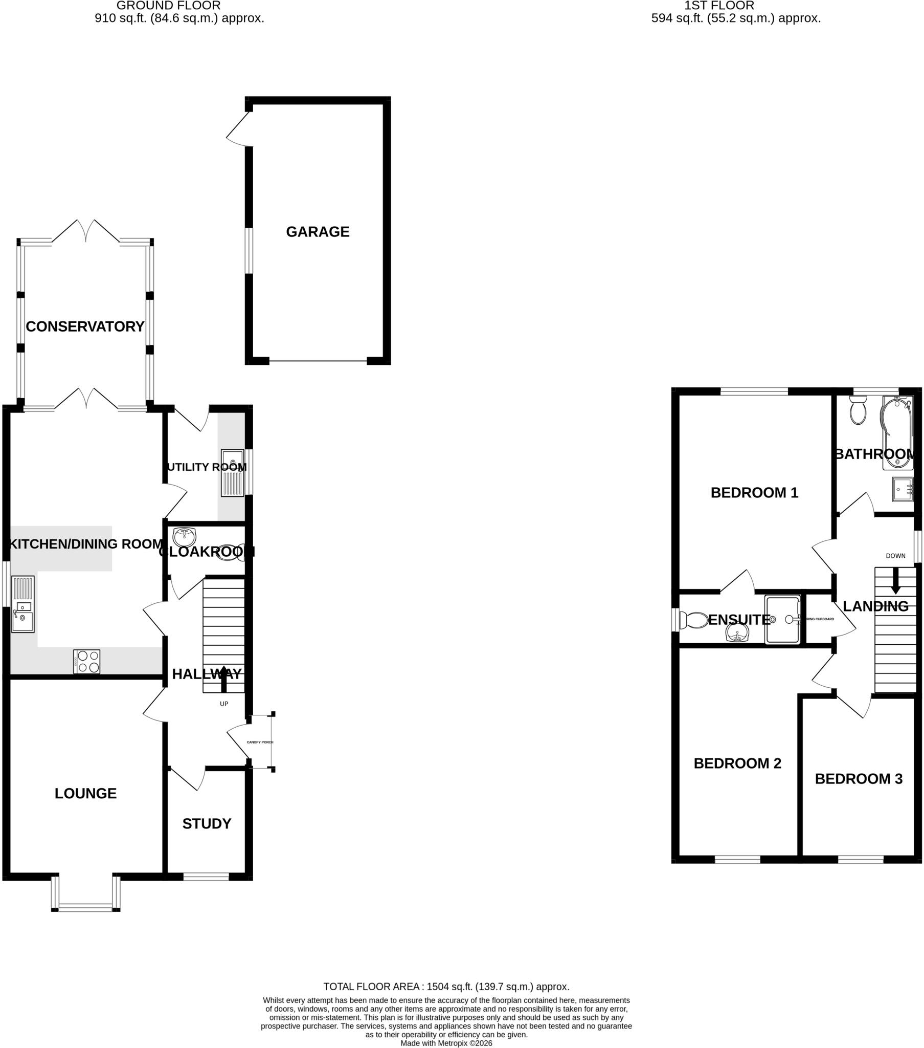 Orchard Close, EYE, Suffolk, IP23 floorplan