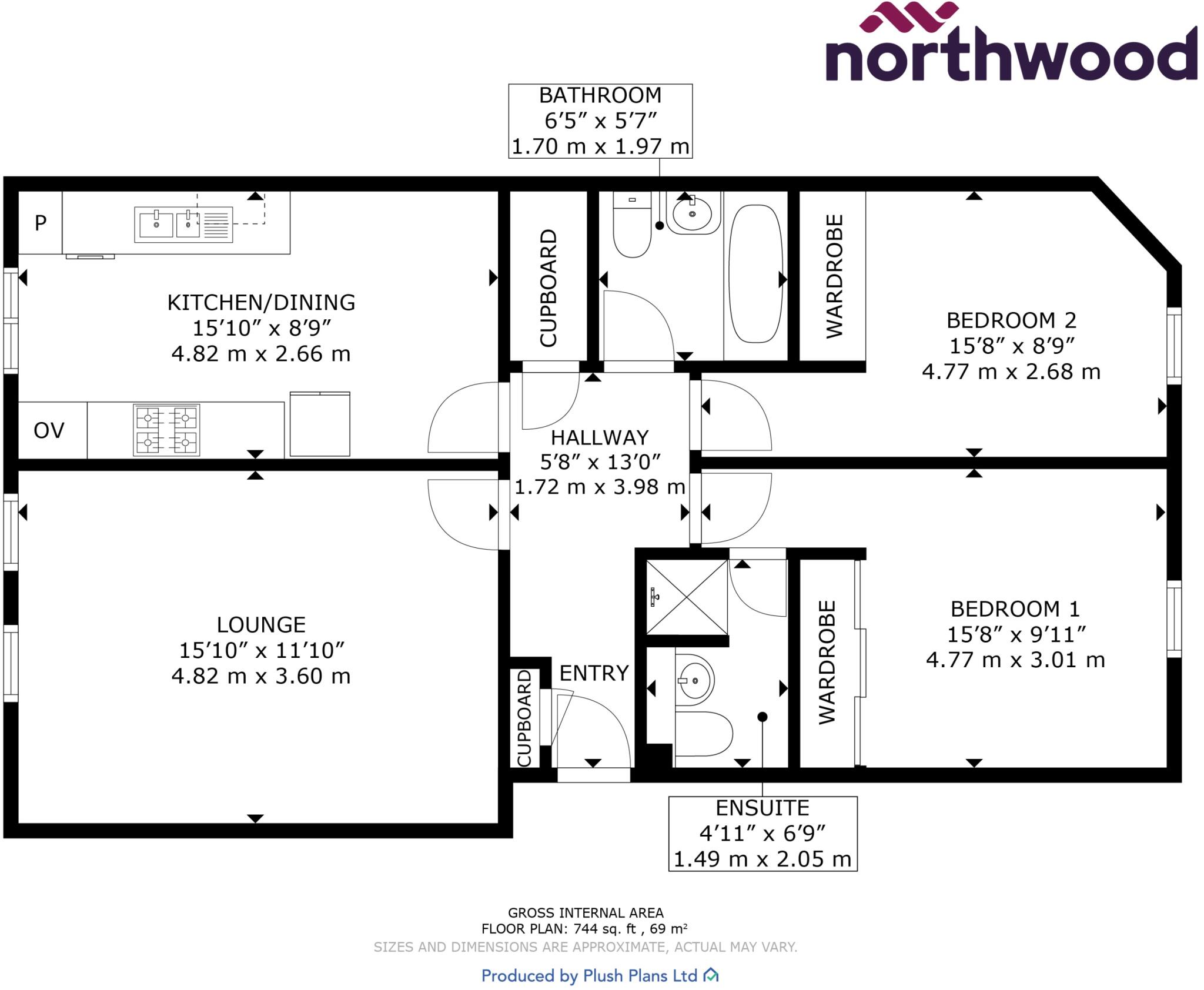 St. Vincent Crescent, Finnieston floorplan