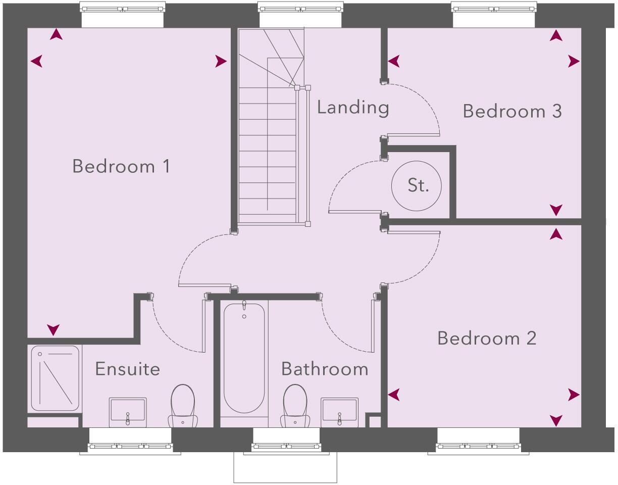 Barleyfield Drive, Nottingham, Nottinghamshire,
NG11 2AZ, 
UK floorplan
