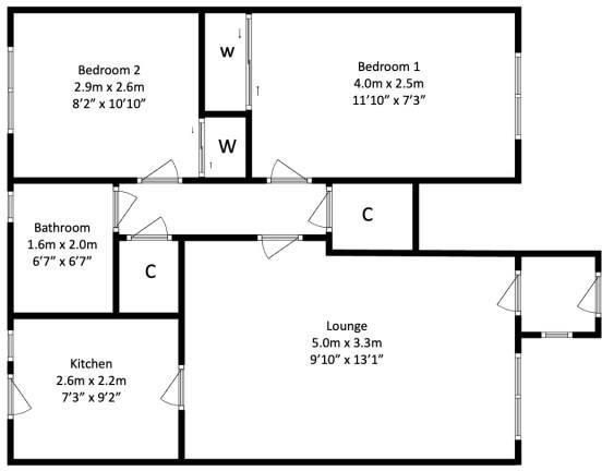 Kingston Avenue, Uddingston, G71 floorplan