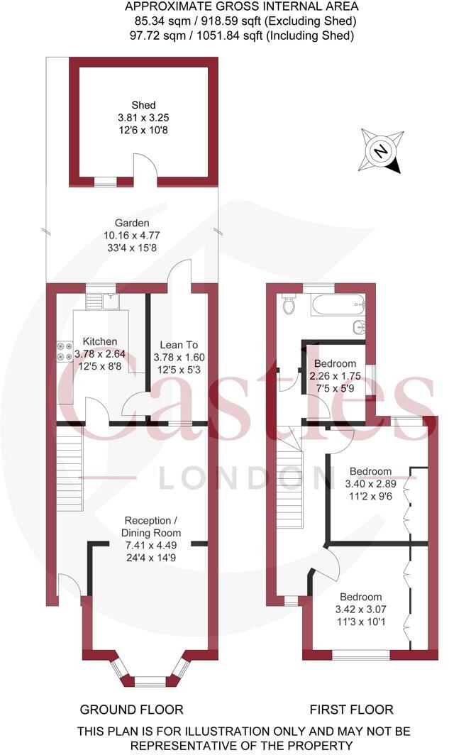 Denny Road, London floorplan