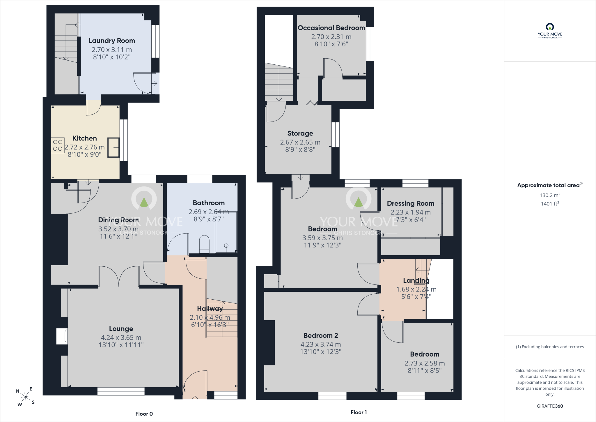 Derwent Terrace, Columbia, Washington, NE38 floorplan