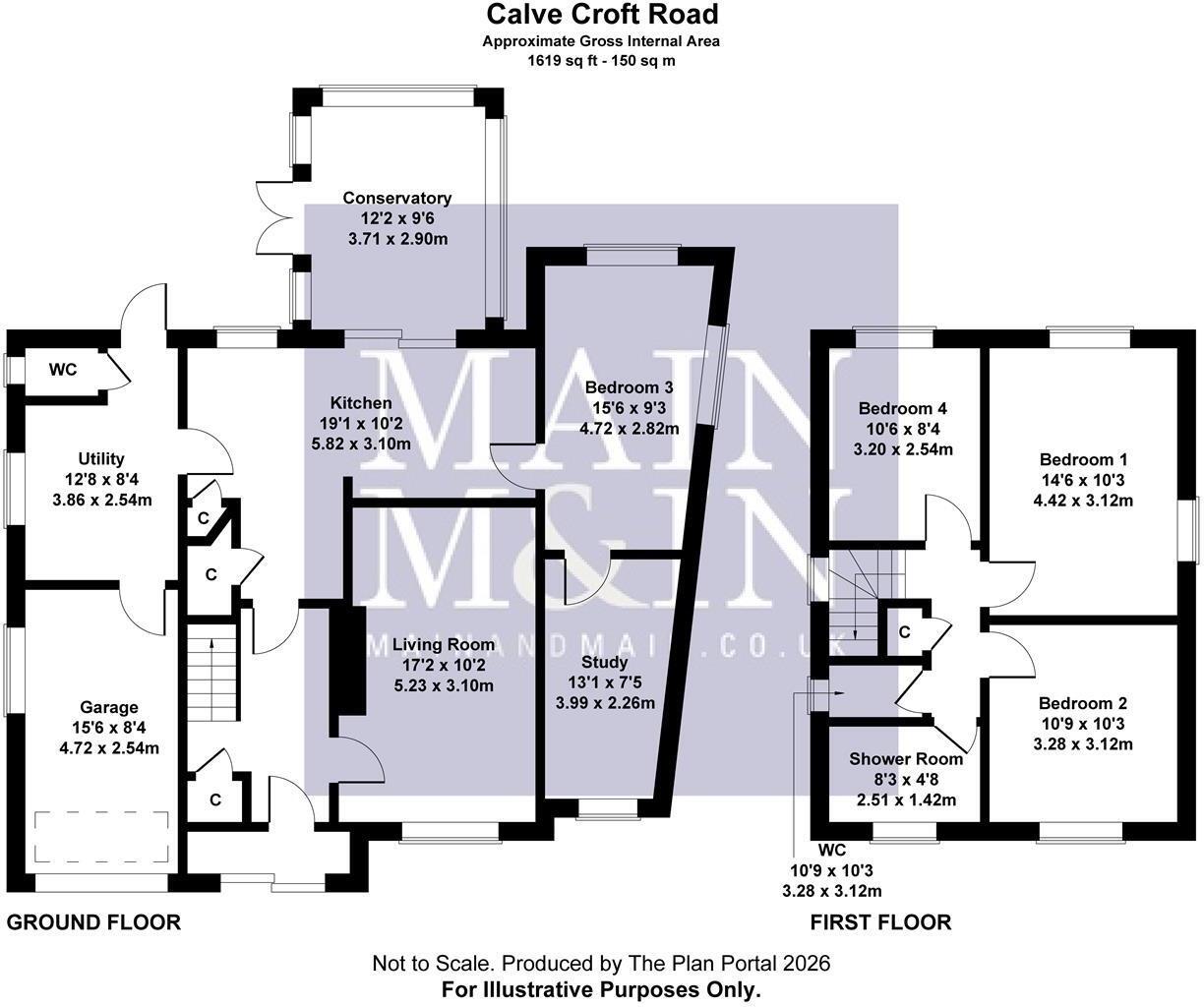 Calve Croft Road, Peel Hall floorplan