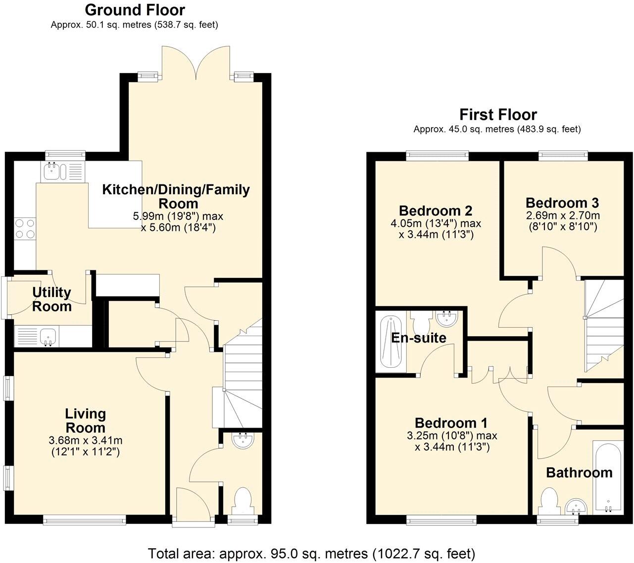 Plot 17. Rowden Chase, Chippenham floorplan