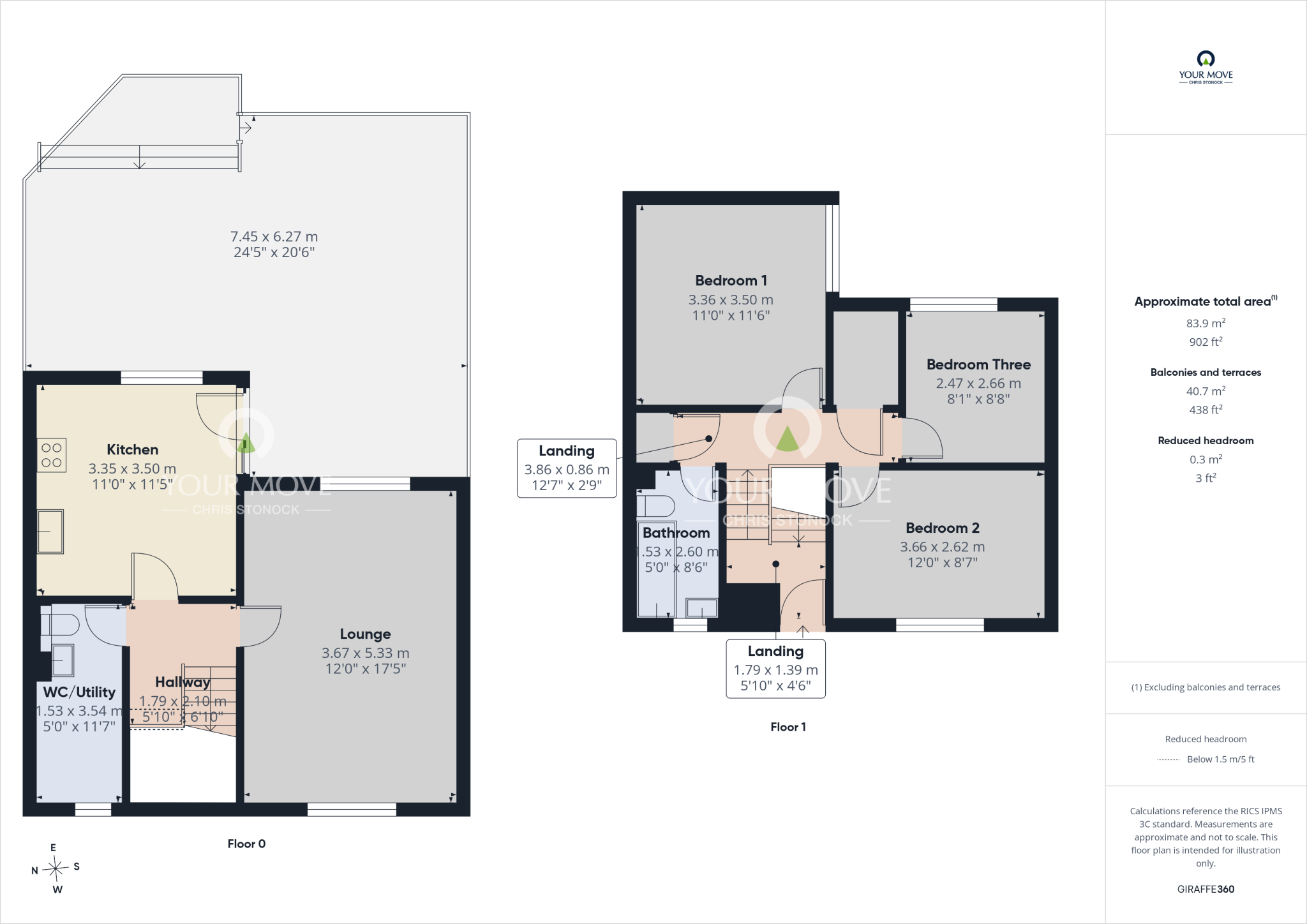 Broadmeadows, Fatfield, Washington, Tyne & Wear, NE38 floorplan