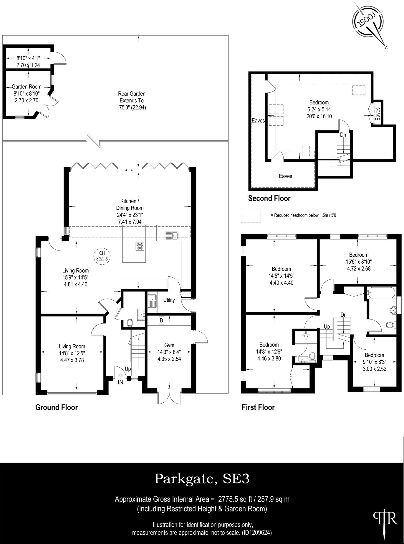 Parkgate, Blackheath Cator Estate SE3 floorplan