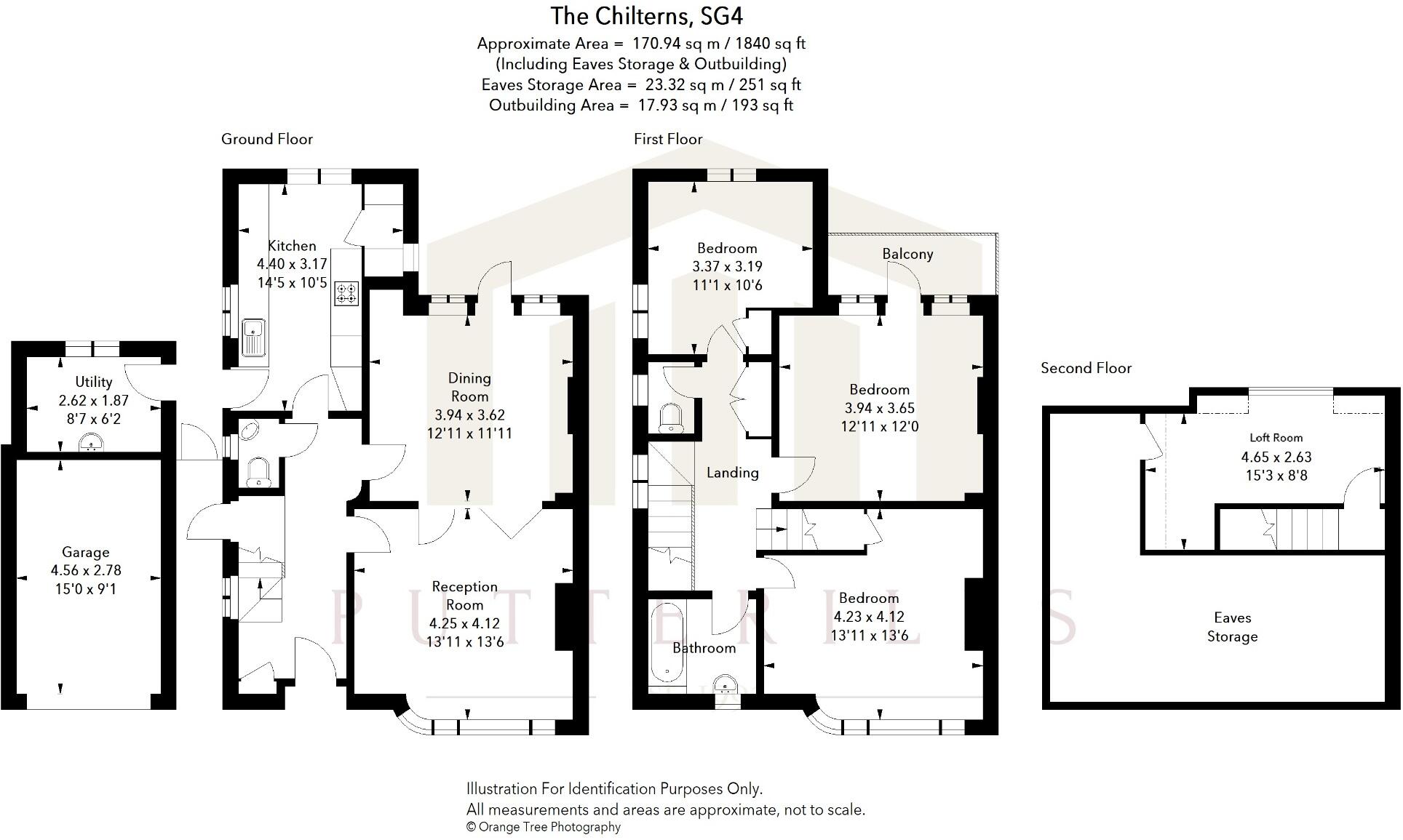 The Chilterns, Hitchin, Hertfordshire, SG4 9 floorplan