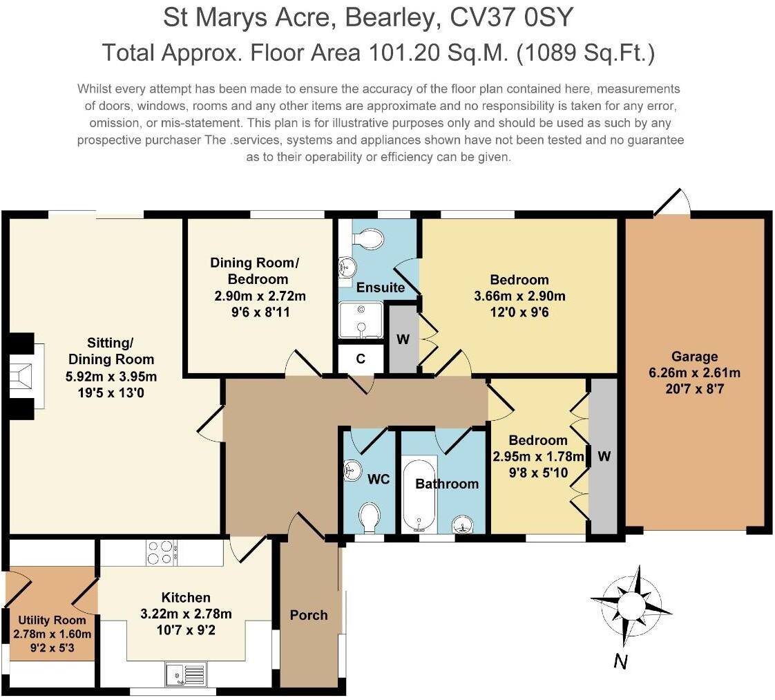 St. Marys Acre, Bearley, Stratford-upon-Avon floorplan