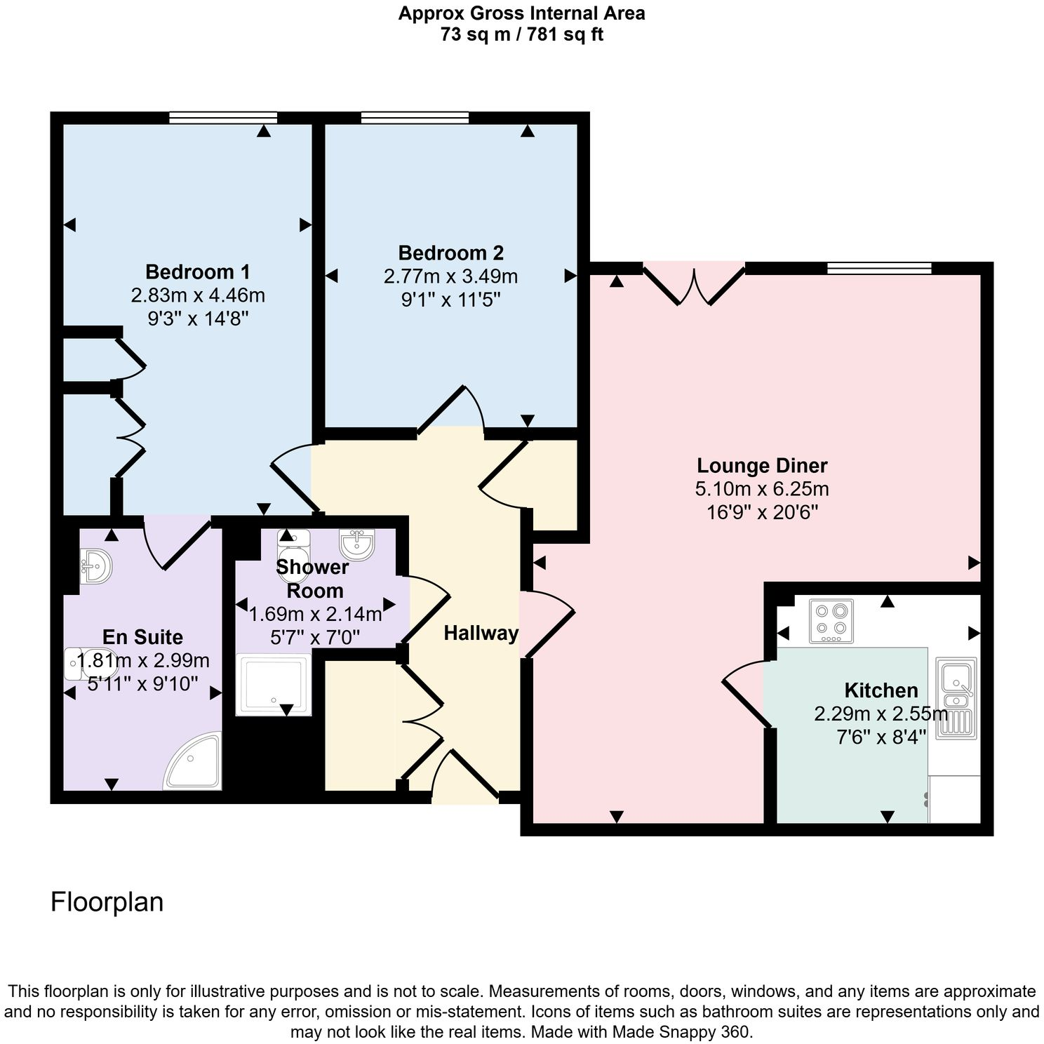 Sunset Avenue, Woodford Green, IG8 floorplan