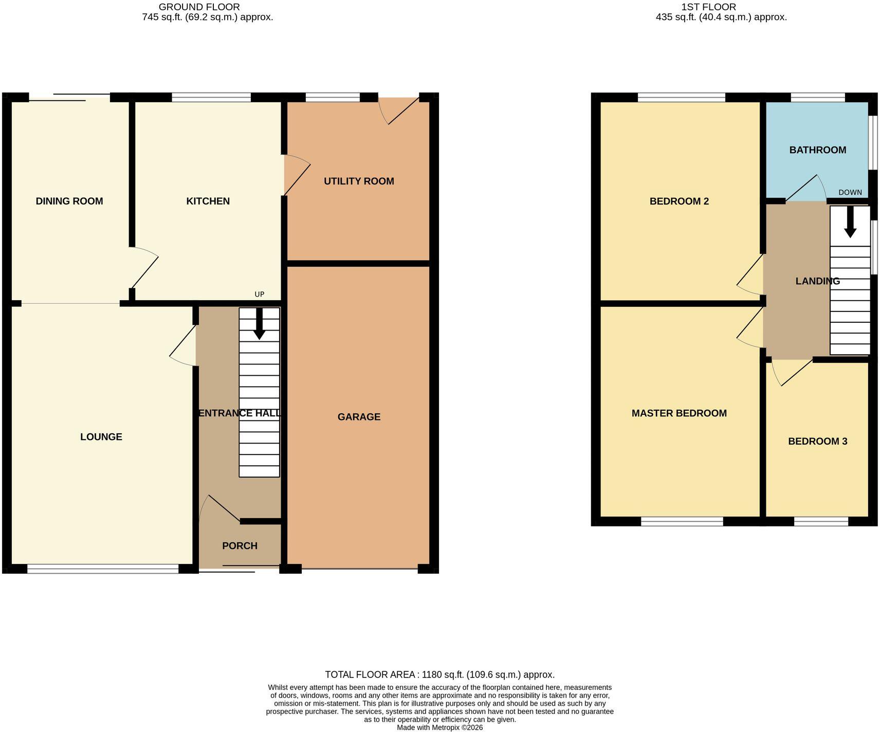 Beverley Drive, Winlaton, Blaydon-on-Tyne, NE21 6HG floorplan