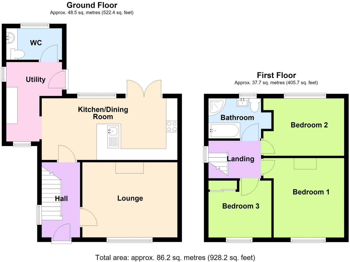 Pauls Lane, Southport, PR9 9QE floorplan
