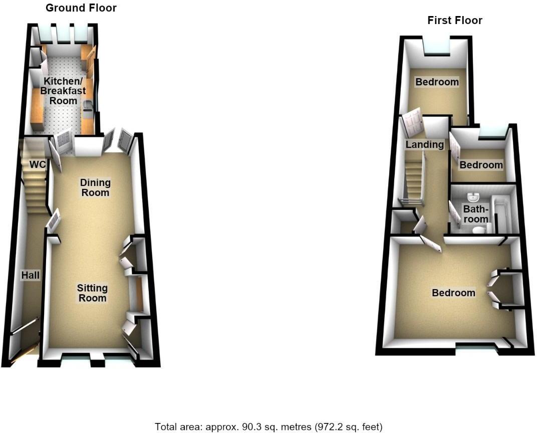 Theatre Street, Warwick floorplan