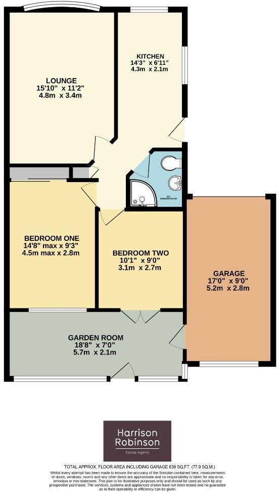 St. Pauls Rise, Addingham floorplan