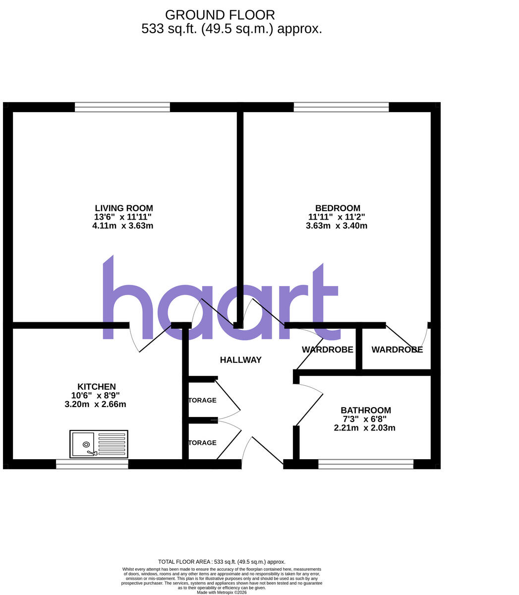 Wallis Road, Southall floorplan