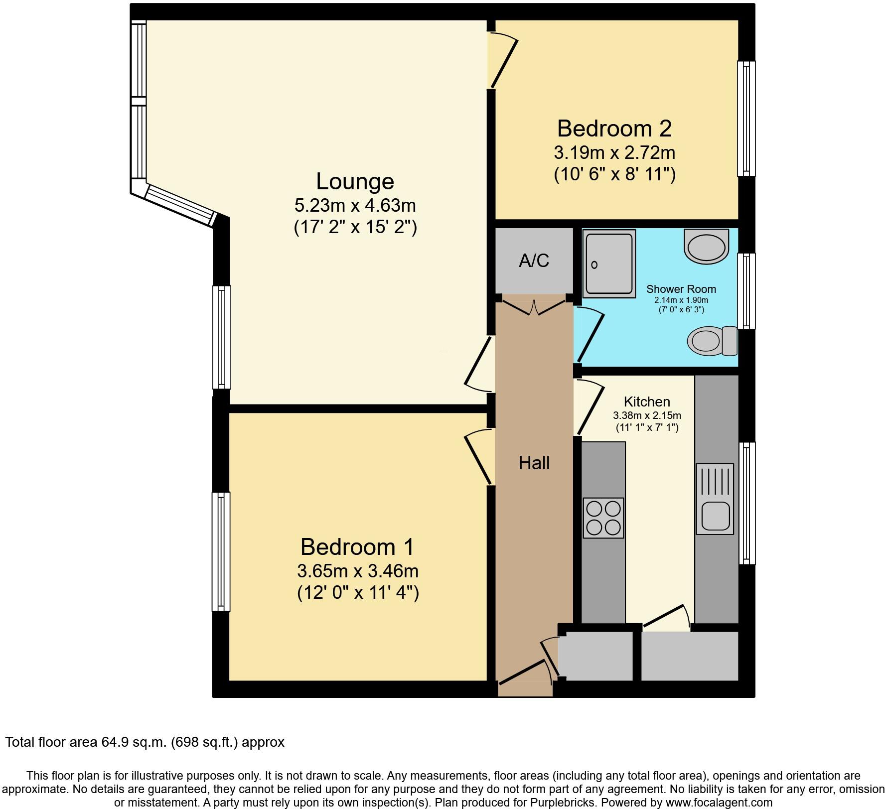 Norwich Place, Newcastle, ST5 floorplan