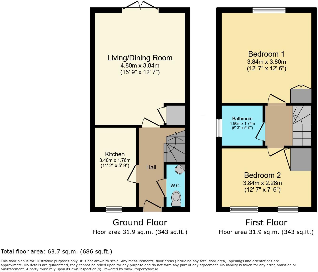 Knightwood Road, Leicester, Leicestershire,LE4 floorplan