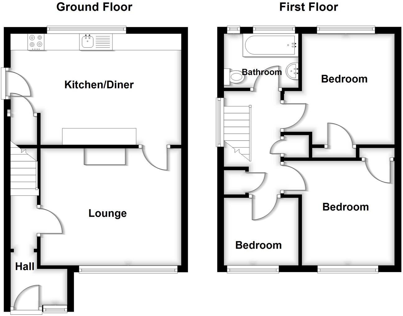 Glebe Road, Bayston Hill, Shrewsbury floorplan