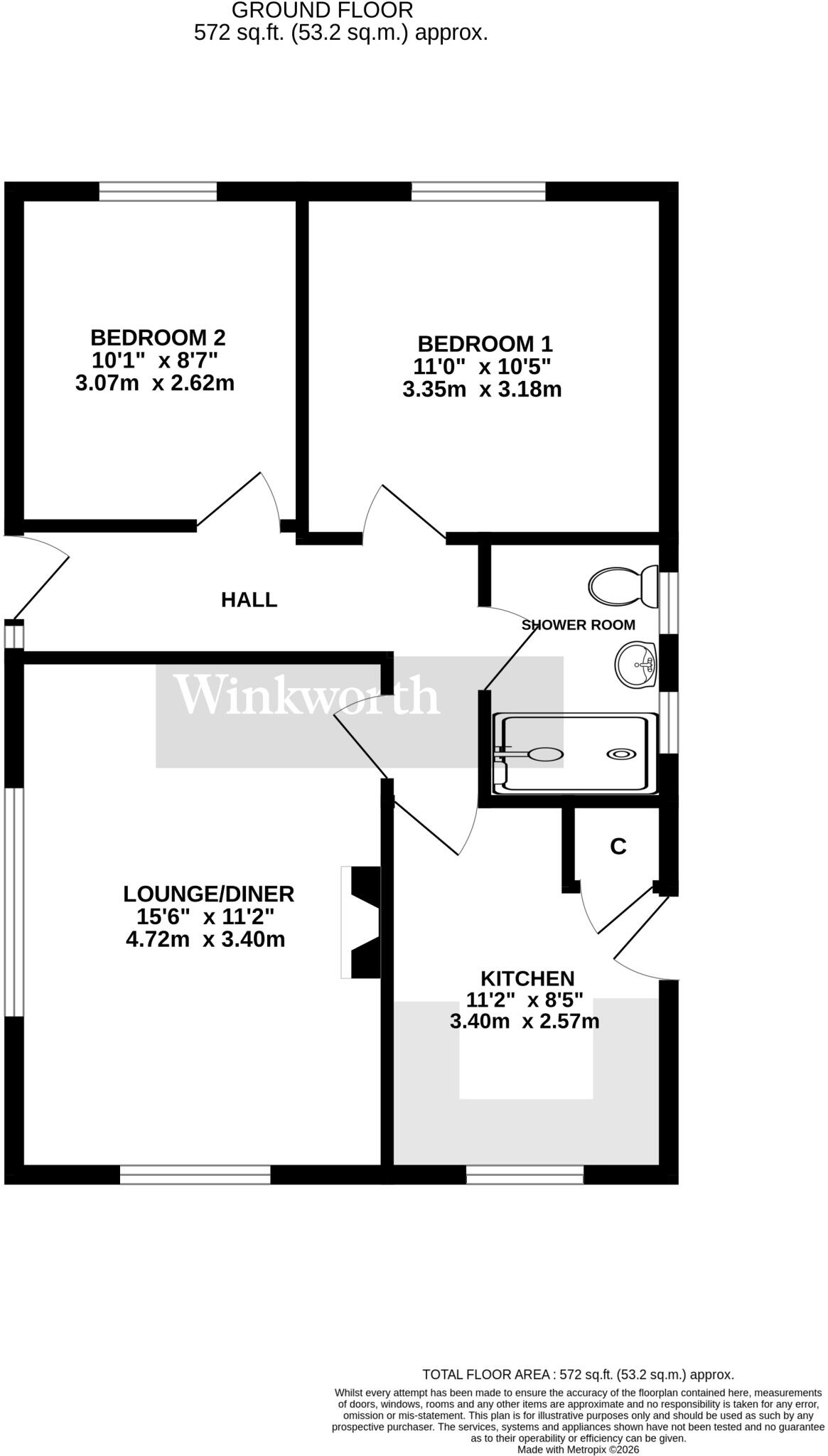 Pembrey Close, Norwich, Norfolk, NR3 floorplan